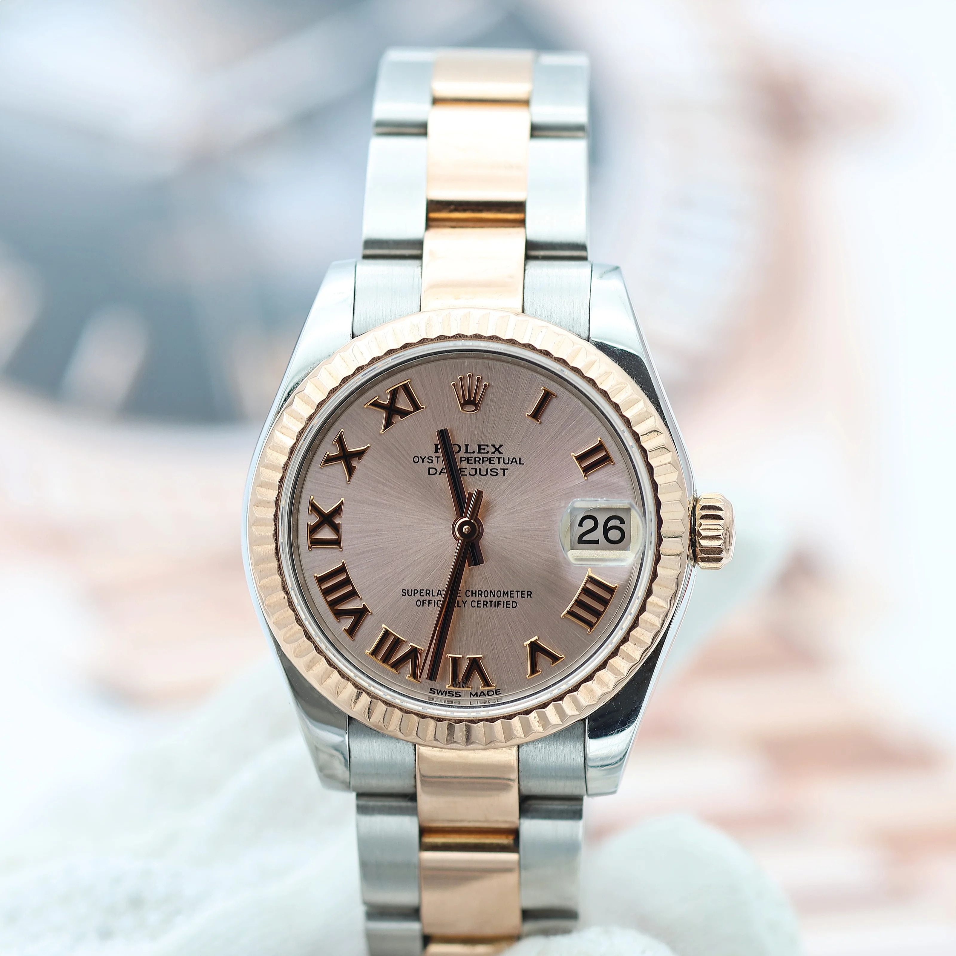 Rolex Datejust 31 ref. 178271 Sundust Roman Dial - Oyster - Full Set - Image 3
