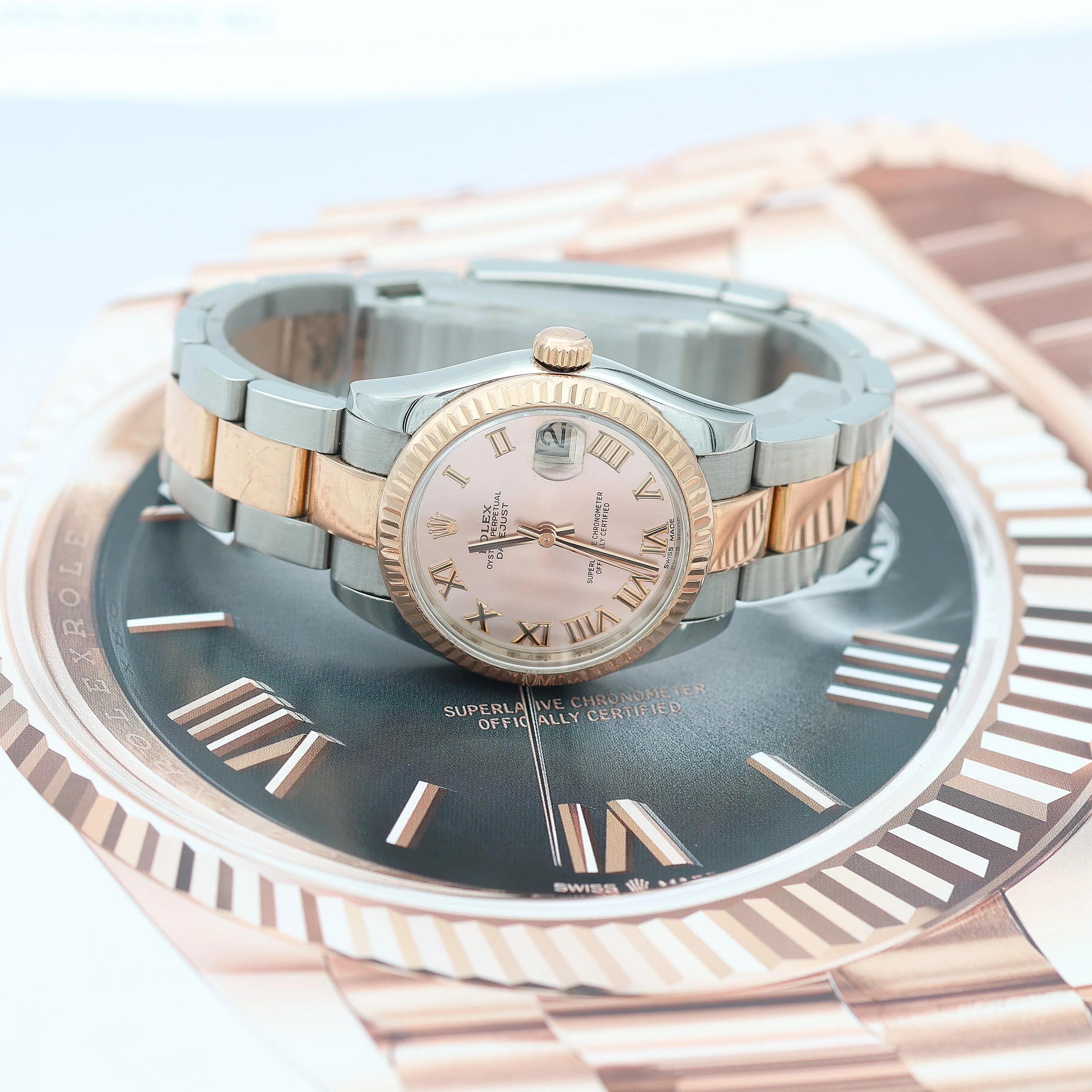 Rolex Datejust 31 ref. 178271 Sundust Roman Dial - Oyster - Full Set - Image 8