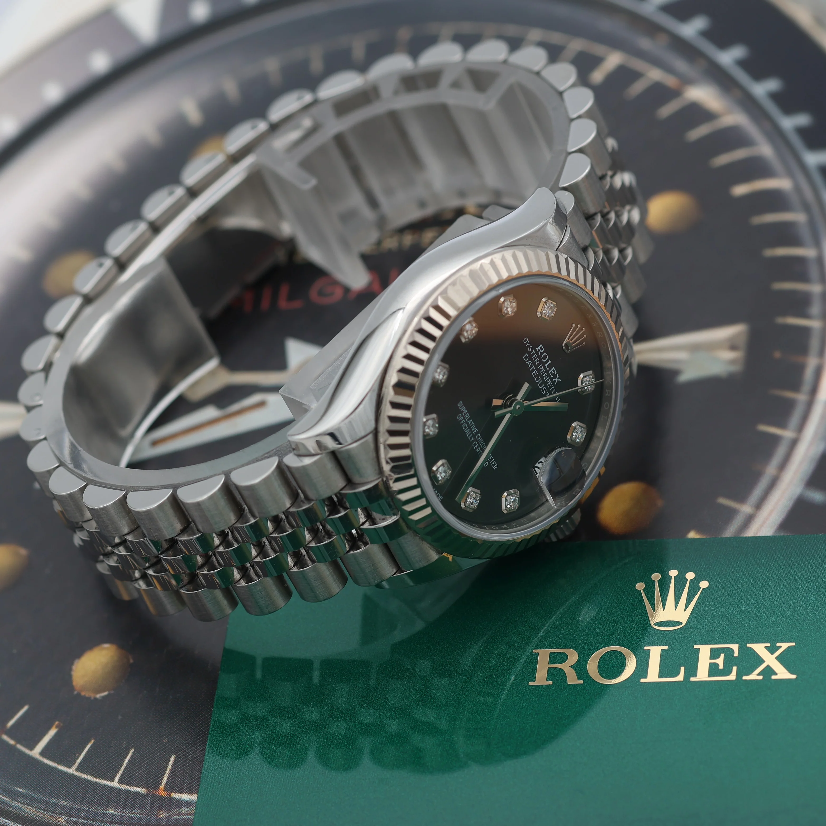 Rolex Datejust 31mm ref. 278274 Black/Grey Diamonds Dial - Jubilee Bracelet - Full Set - Image 7