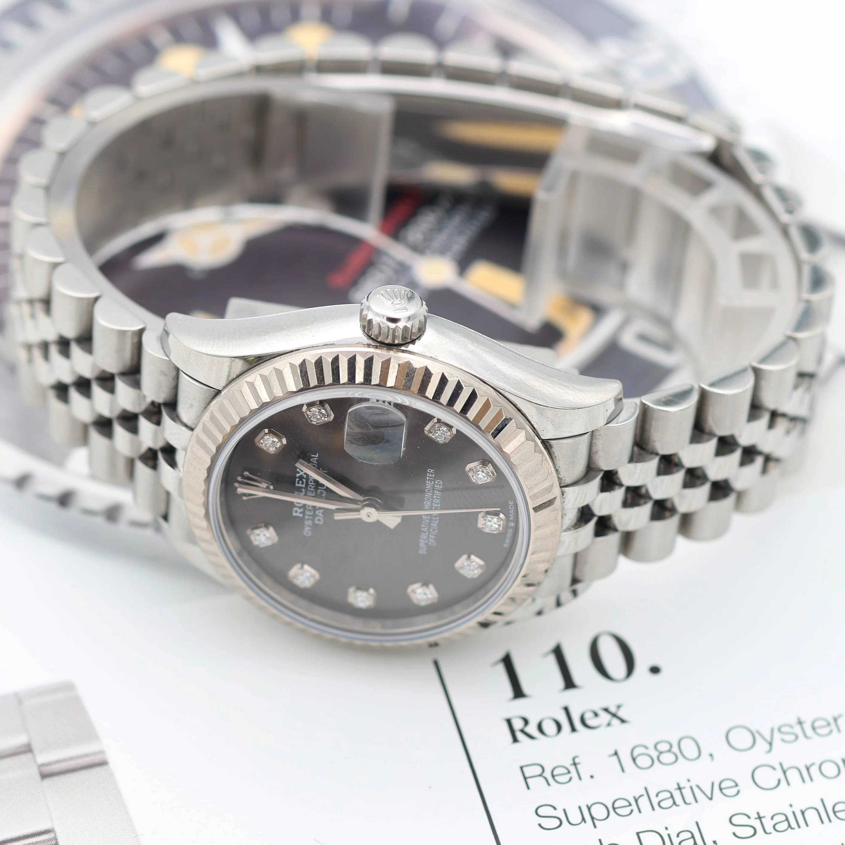 Rolex Datejust 31mm ref. 278274 Black/Grey Diamonds Dial - Jubilee Bracelet - Full Set - Image 9
