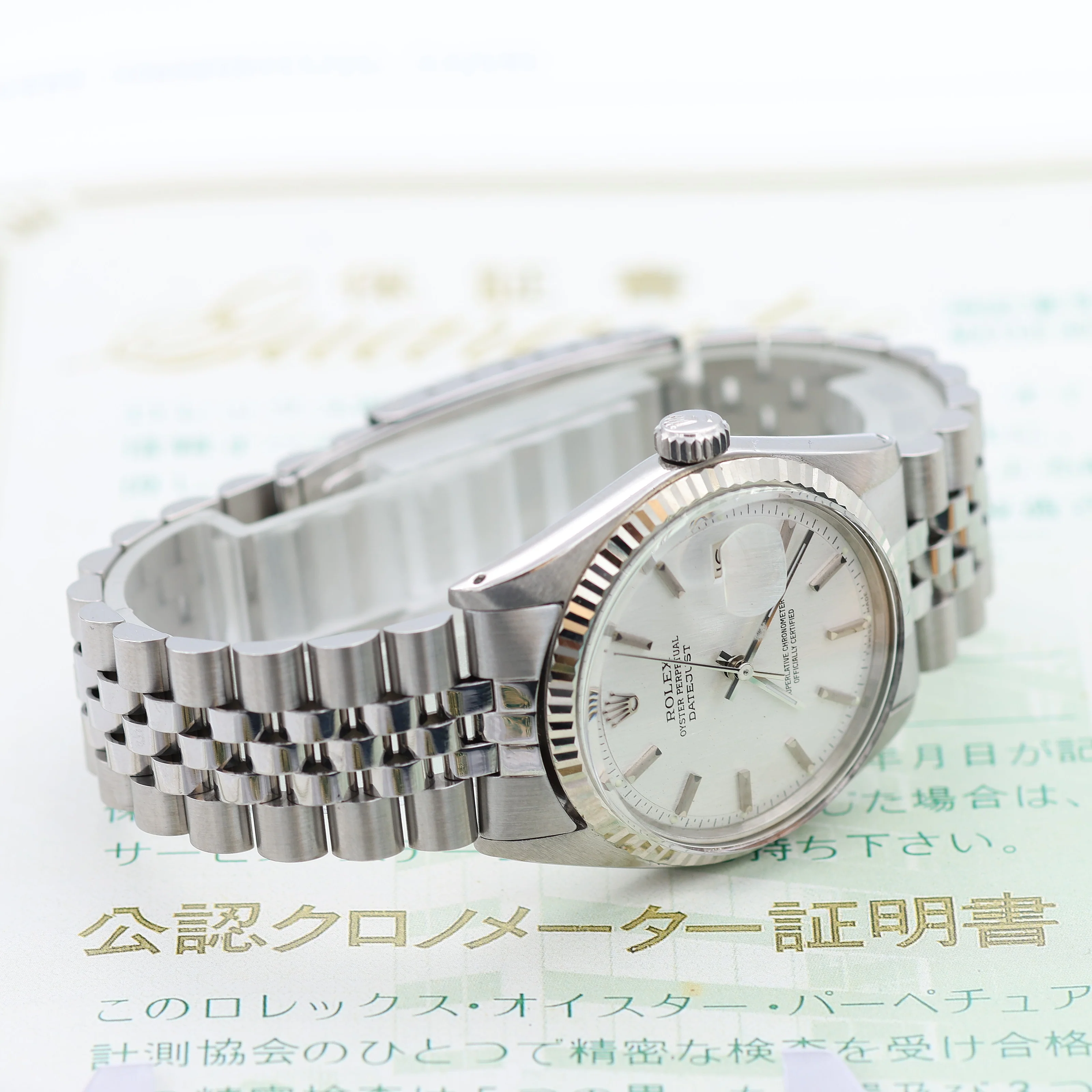 Rolex Datejust 36 ref. 1601 - Linen Dial (V II) - Full Set - Image 13