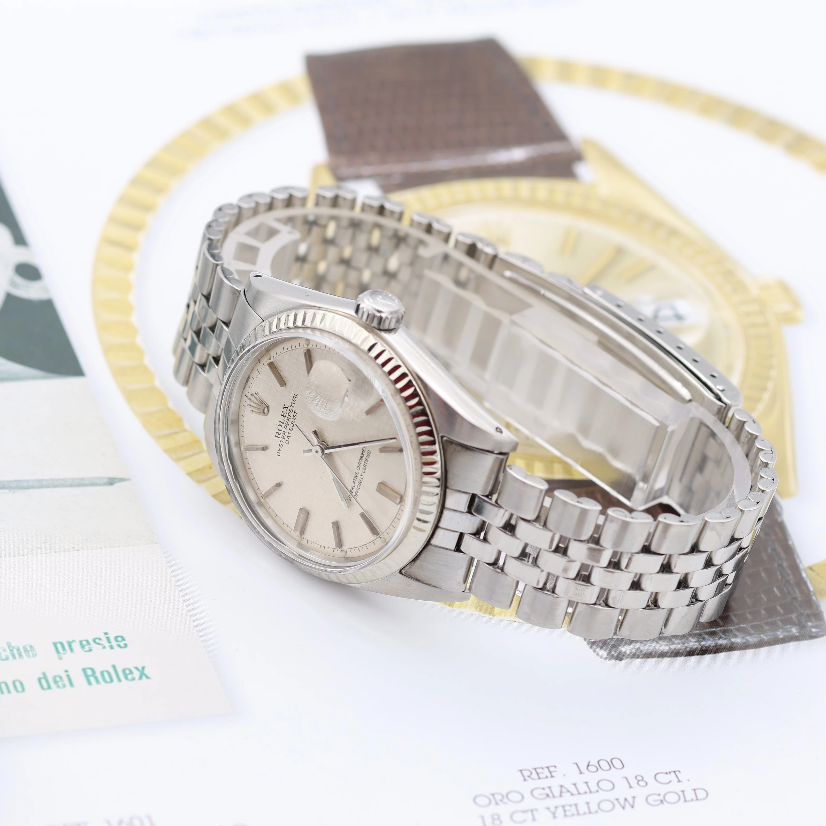 Rolex Datejust 36 ref. 1601 - Linen Dial (V IV) - Full Set - Image 6