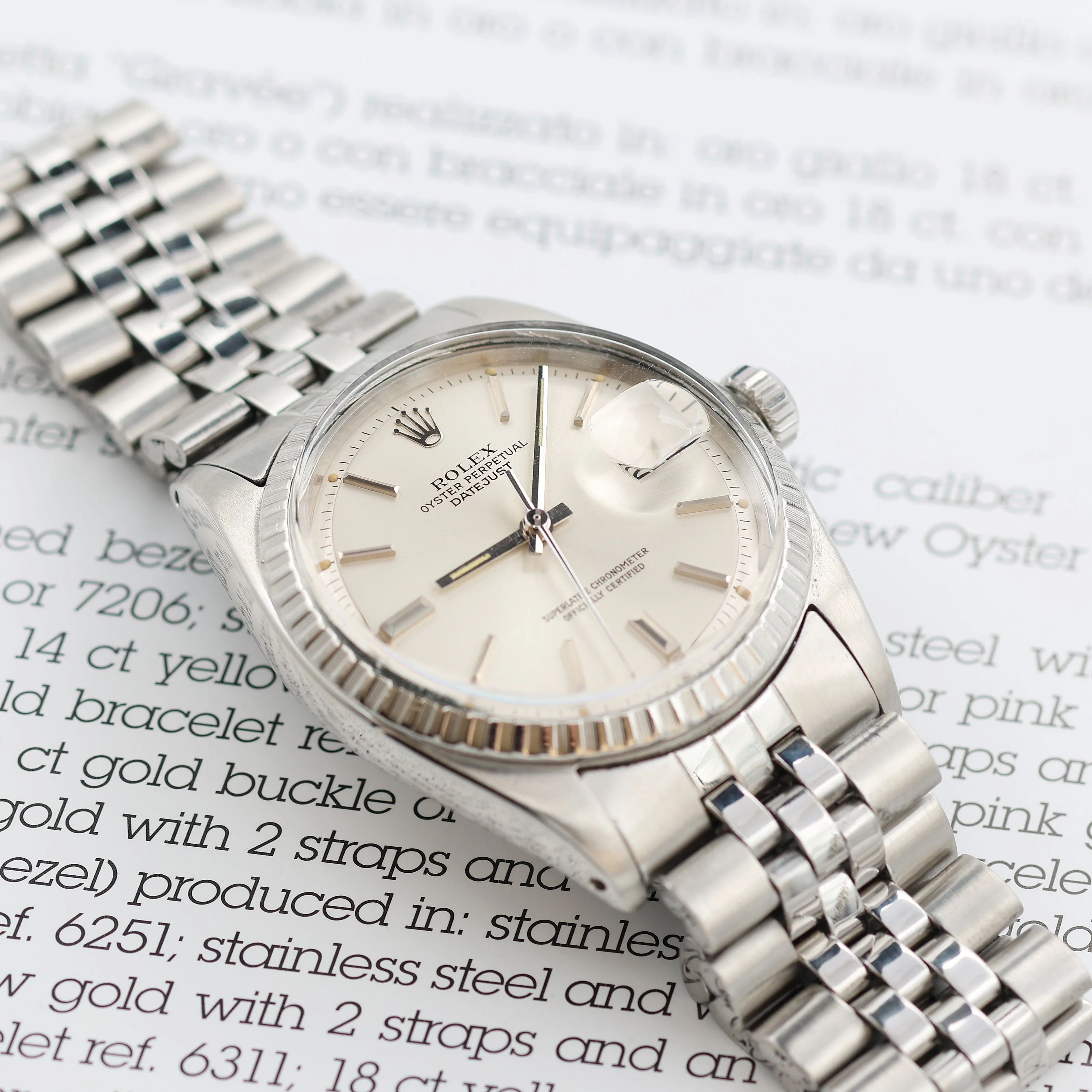 Rolex Datejust 36 ref. 1603 - Silver Dial (V I) - Jubilee bracelet - Image 3