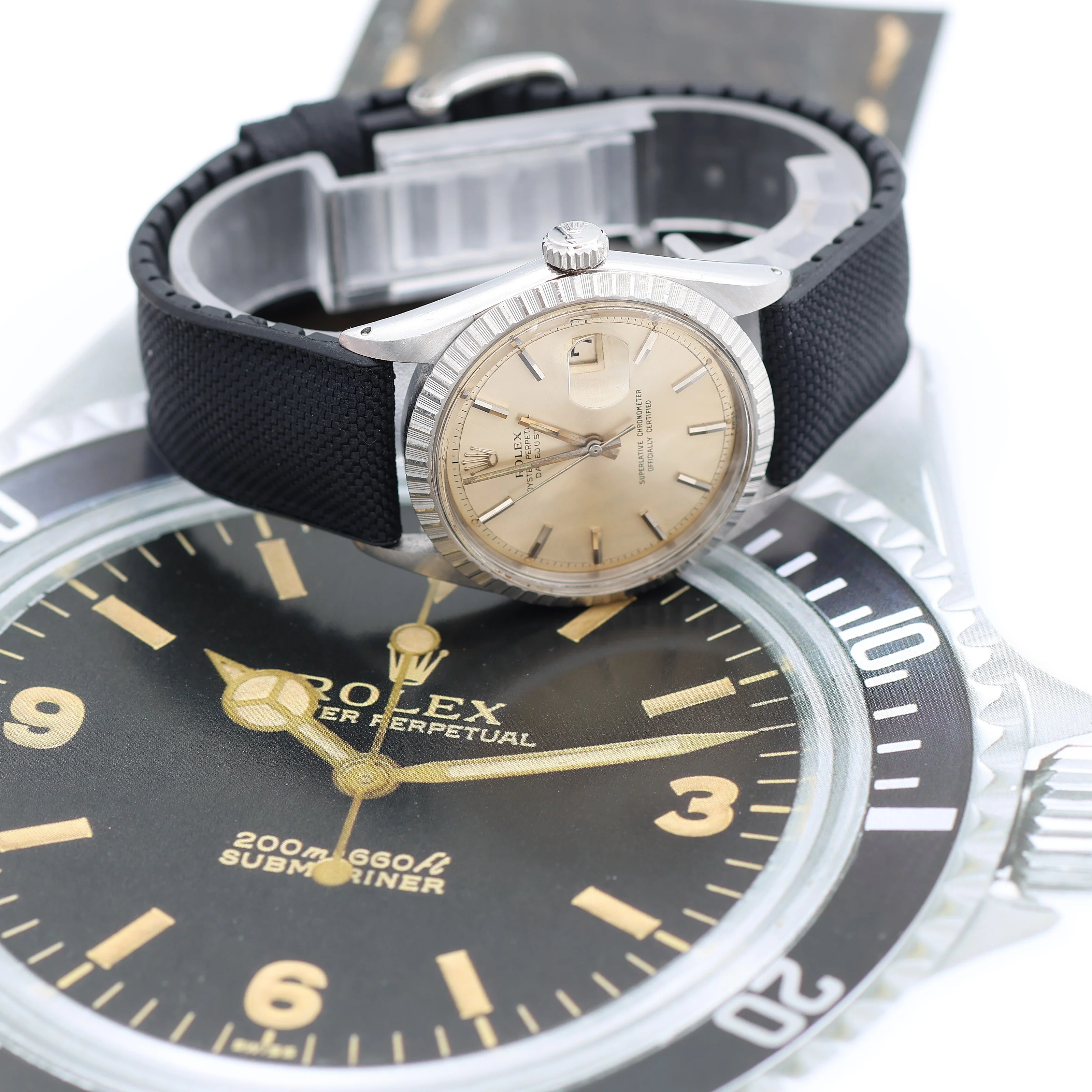 Rolex Datejust 36 ref. 1603 - Silver Dial - Strap - Image 8