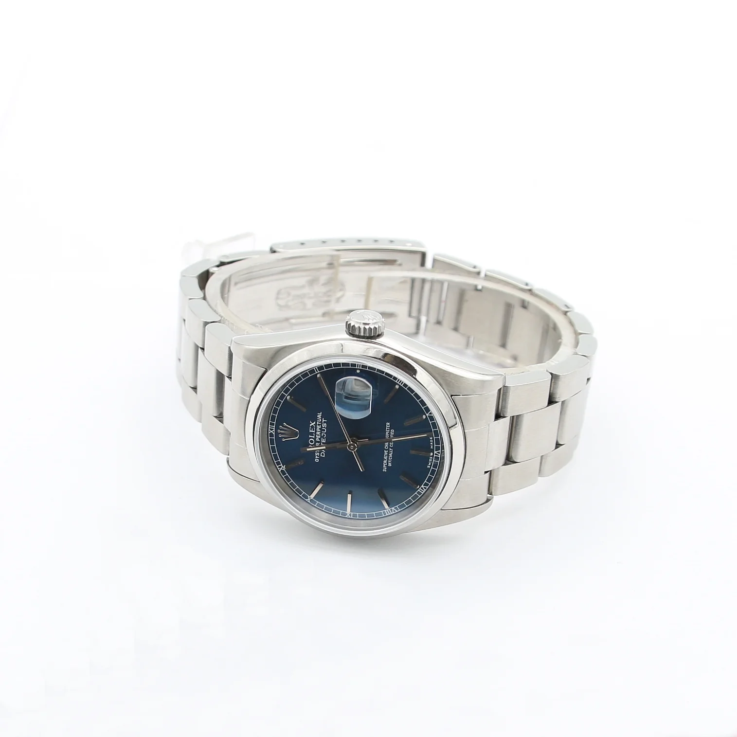 Rolex Datejust 36 ref. 16200 Blue Soleil Dial (III) Oyster Bracelet - Image 2