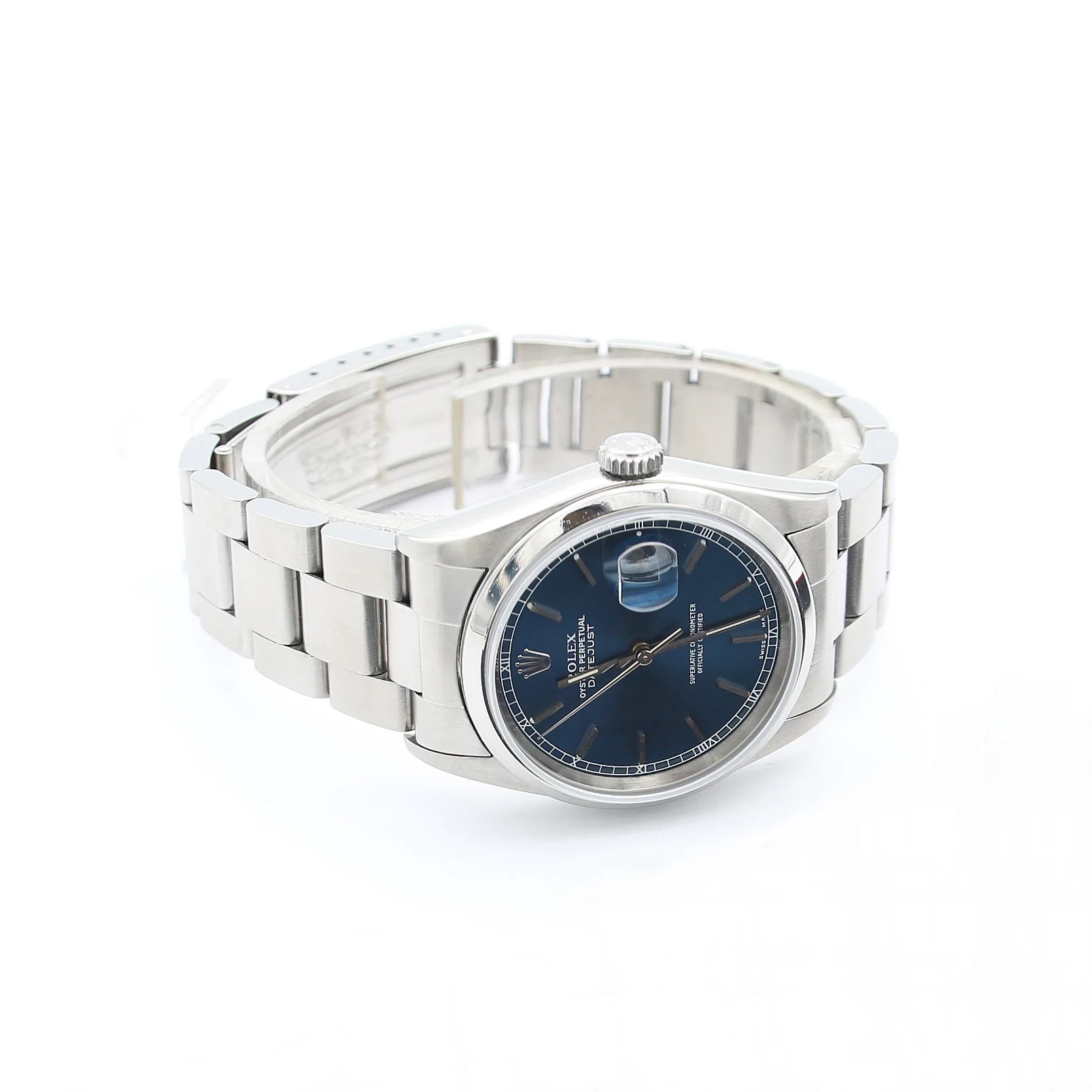Rolex Datejust 36 ref. 16200 Blue Soleil Dial (III) Oyster Bracelet - Image 3