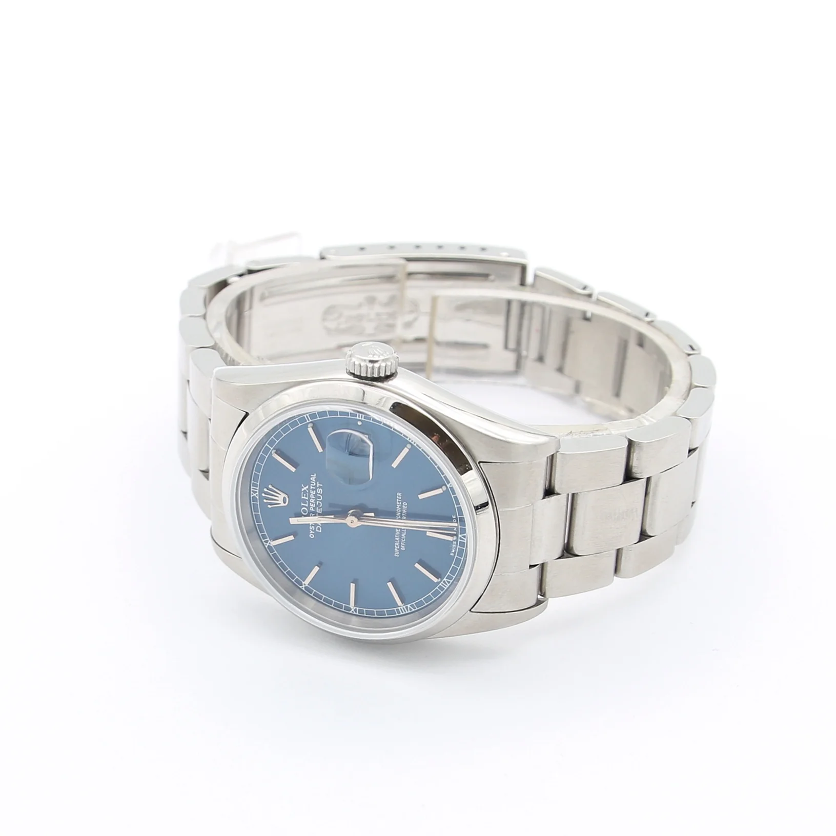 Rolex Datejust 36 ref. 16200 Blue Soleil Dial (III) Oyster Bracelet - Image 5