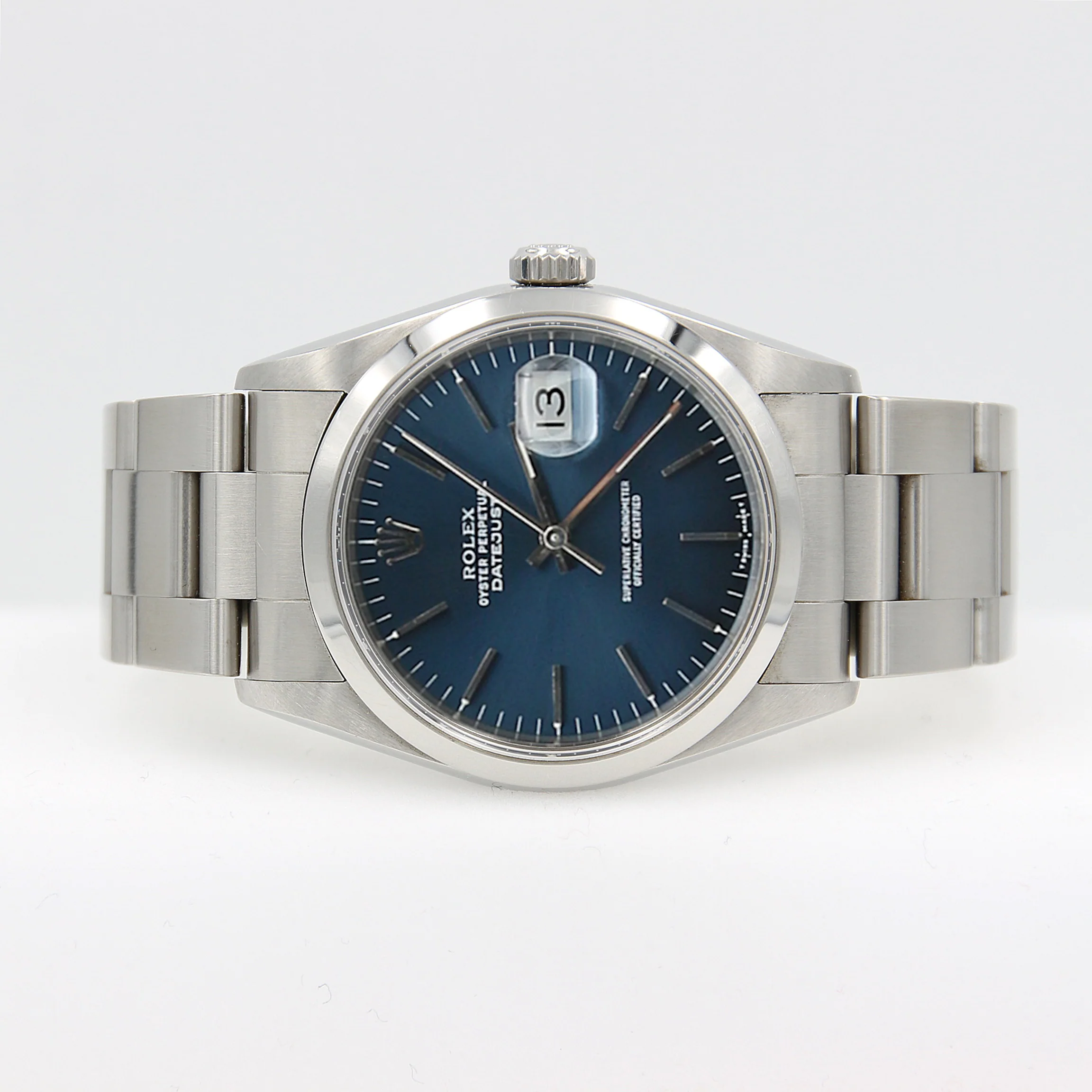 Rolex Datejust 36 ref. 16200 Blue Soleil Dial (II) Oyster Bracelet - Full Set