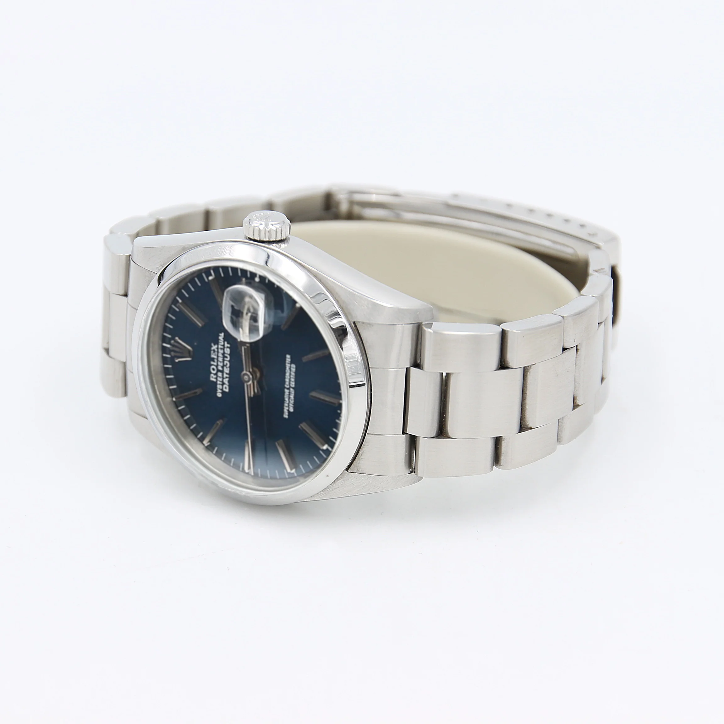 Rolex Datejust 36 ref. 16200 Blue Soleil Dial (II) Oyster Bracelet - Full Set - Image 3