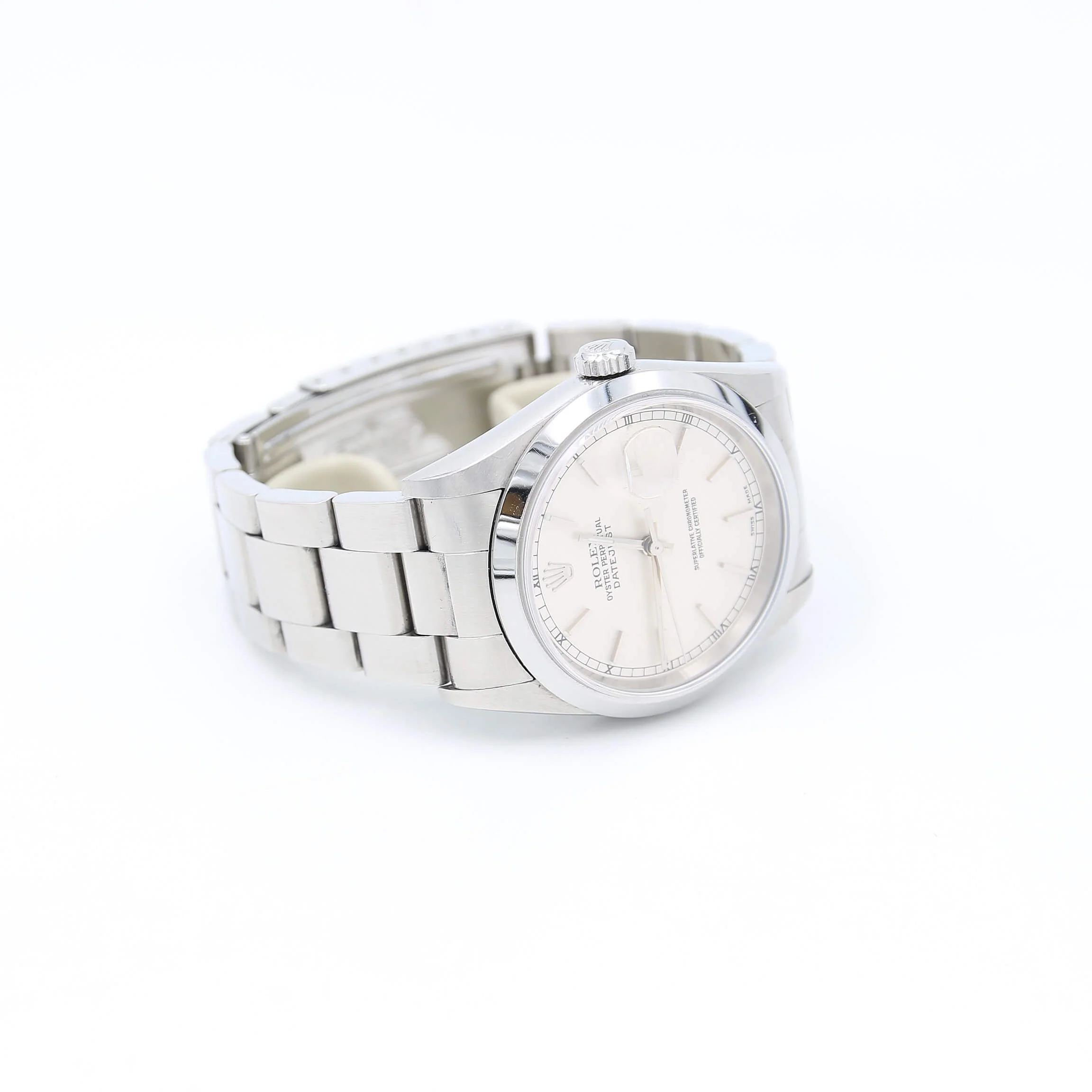 Rolex Datejust 36 ref. 16200 Silver Dial Oyster Bracelet - Full Set - Image 3