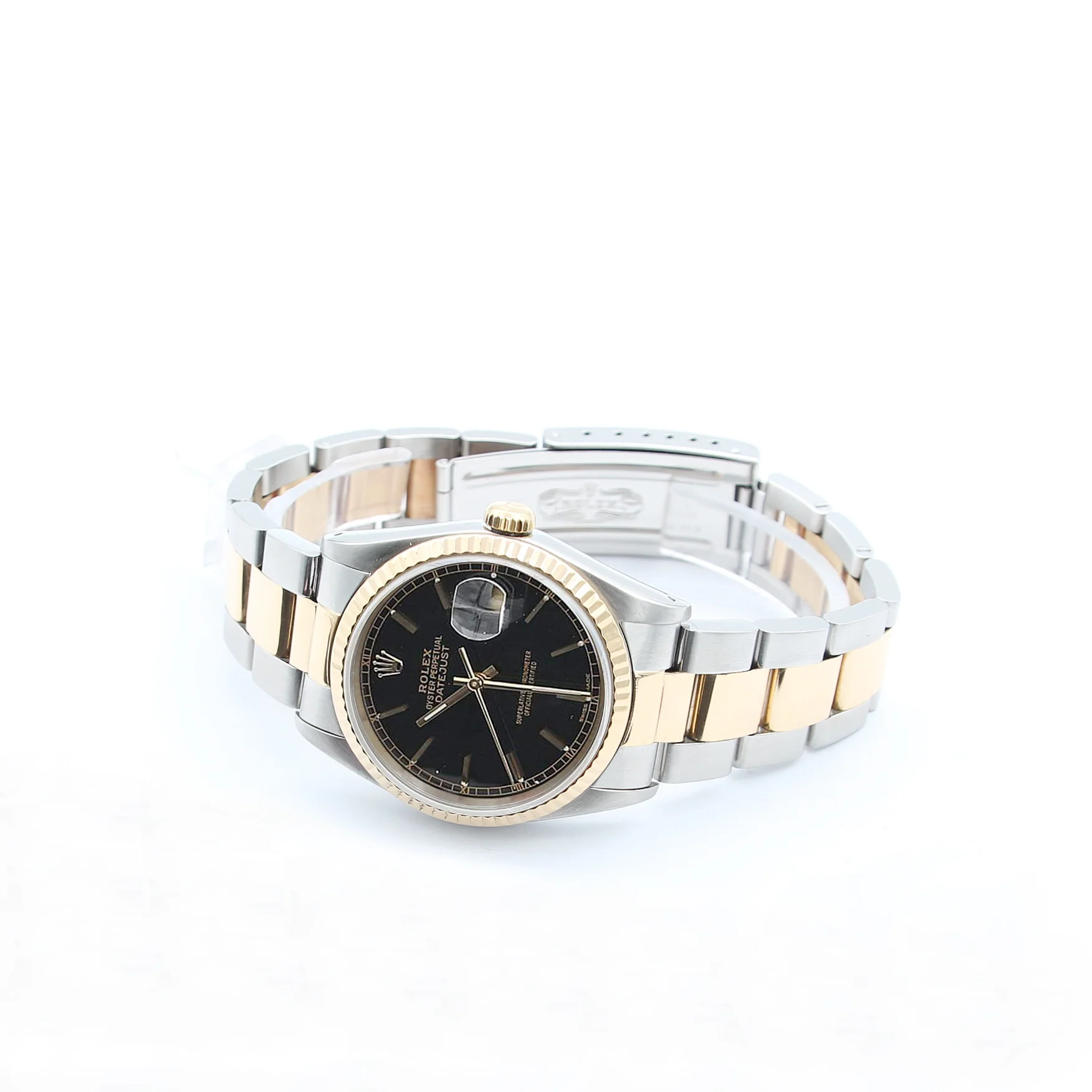 Rolex Datejust 36 ref. 16233 Black dial - Oyster Bracelet - Full Set - Image 4