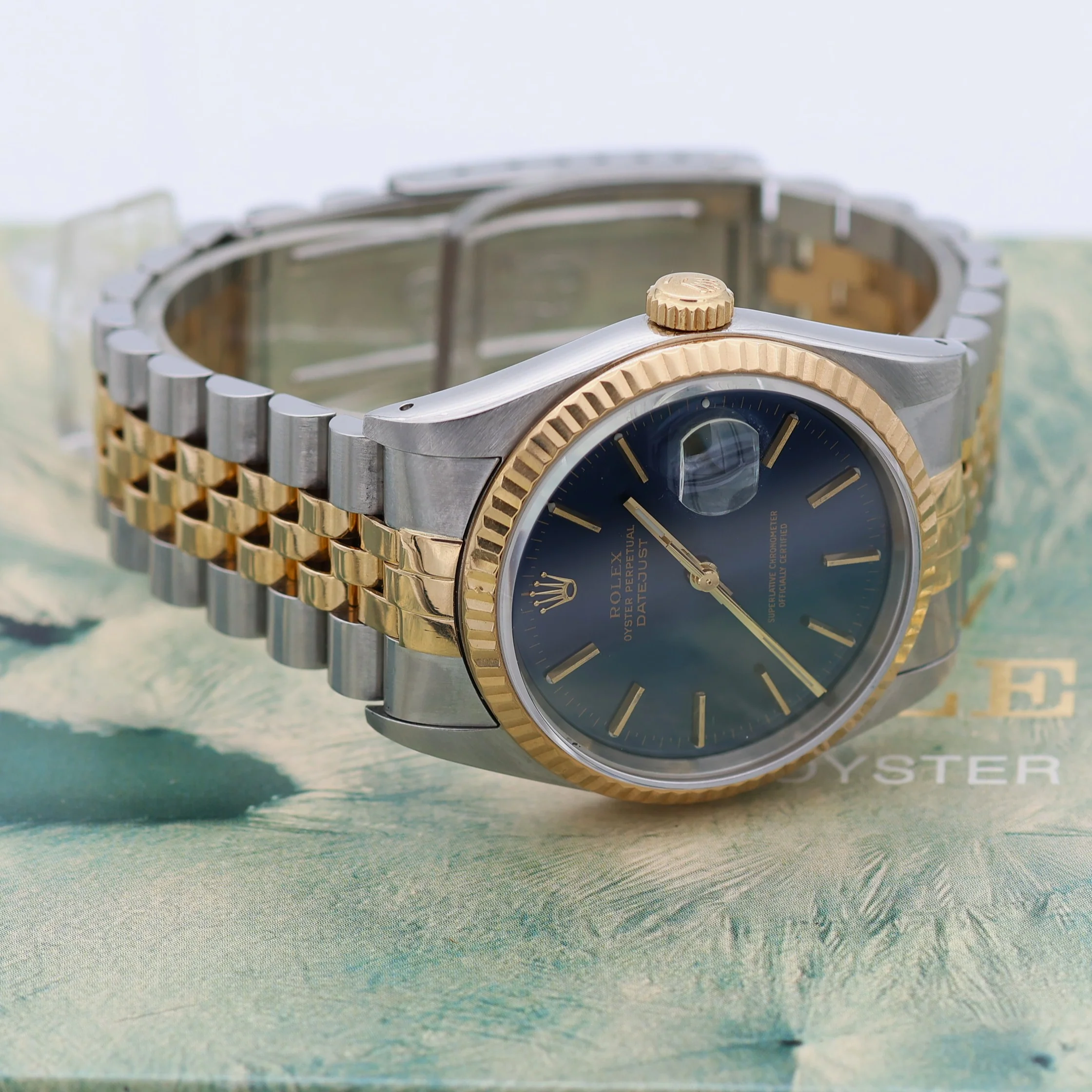 Rolex Datejust 36 ref. 16233 Blue dial - Jubilee Bracelet - Full Set - Image 6