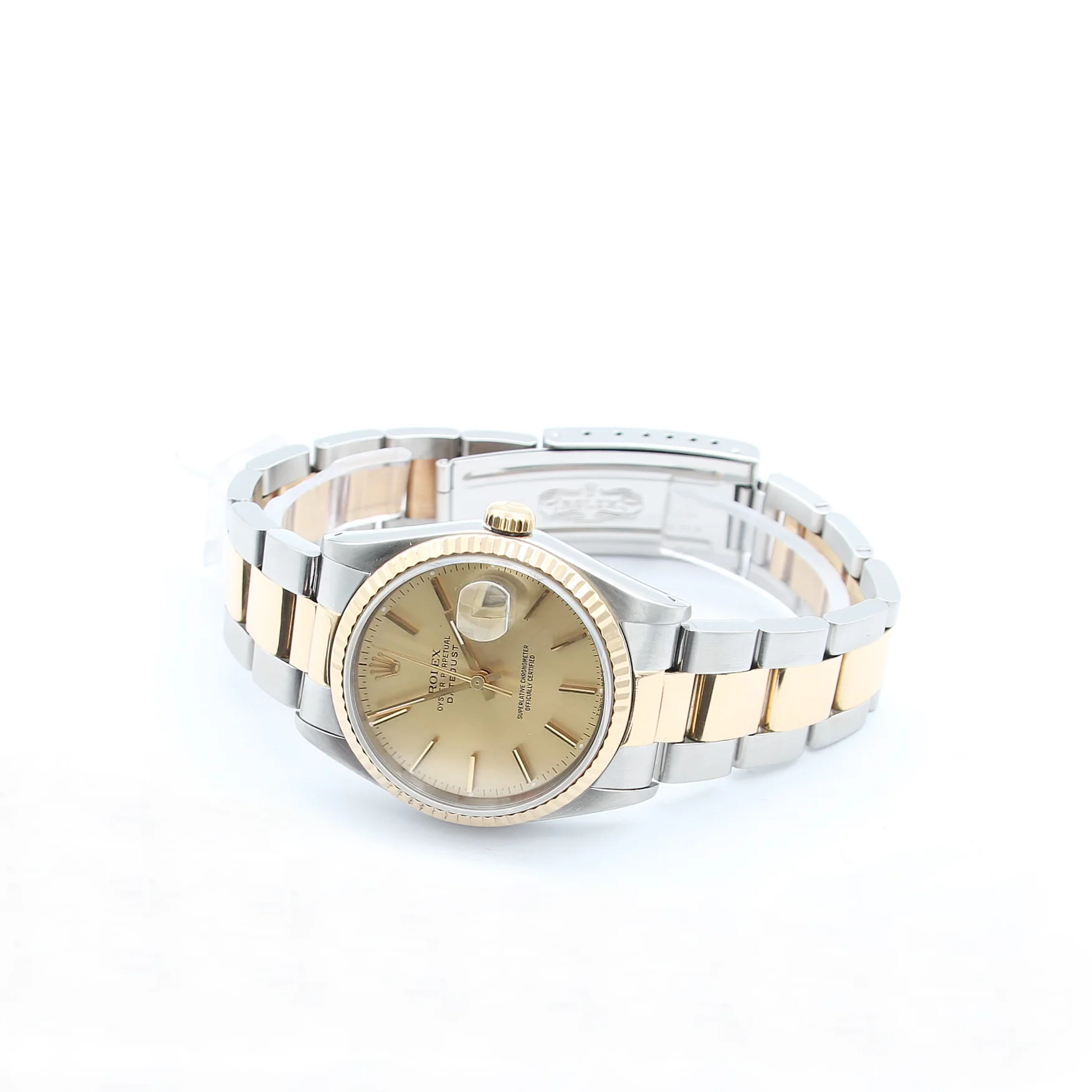 Rolex Datejust 36 ref. 16233 Champagne dial - Oyster Bracelet - Full Set - Image 4