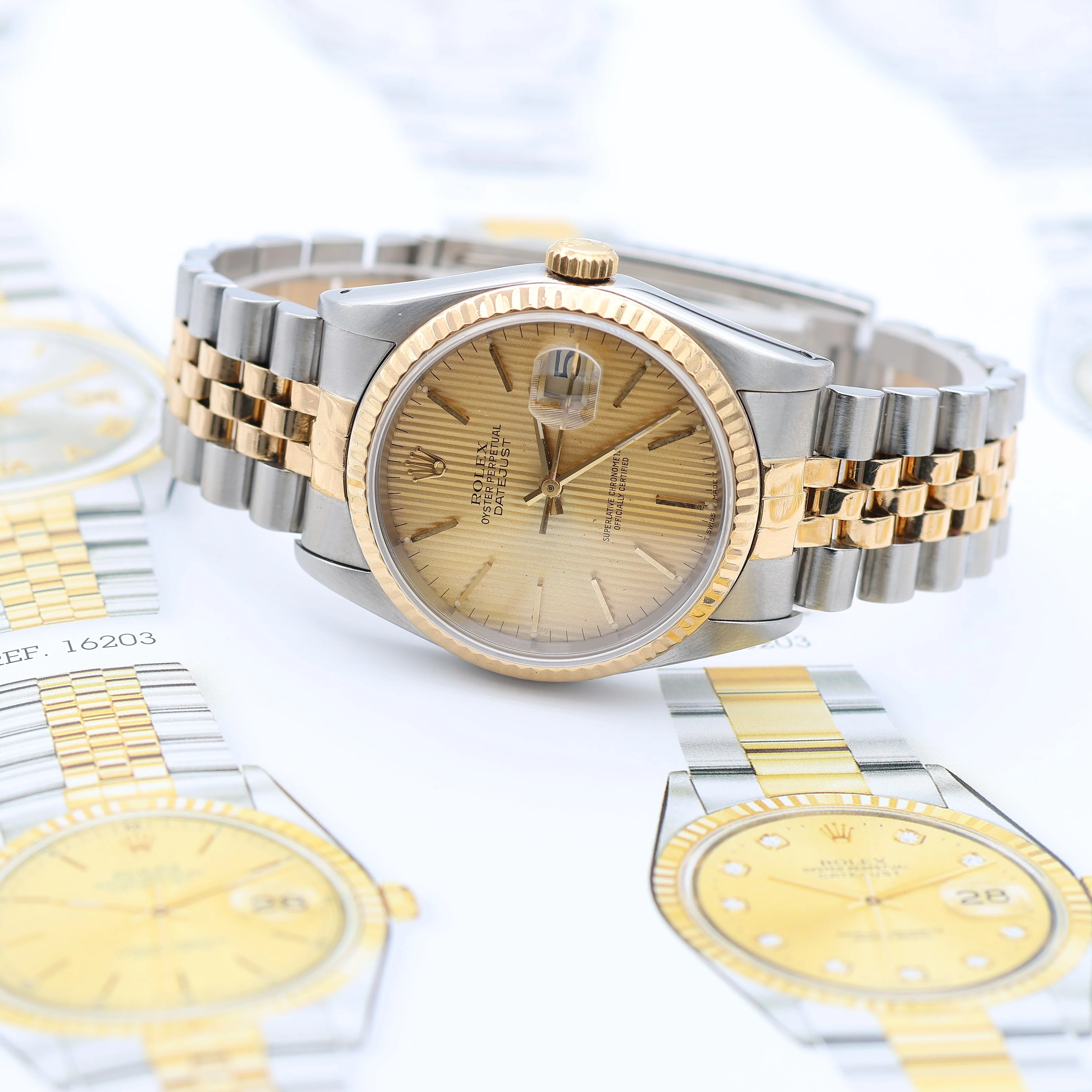 Rolex Datejust 36 ref. 16233 Tapestry dial - Jubilee Bracelet - Full Set - Image 9