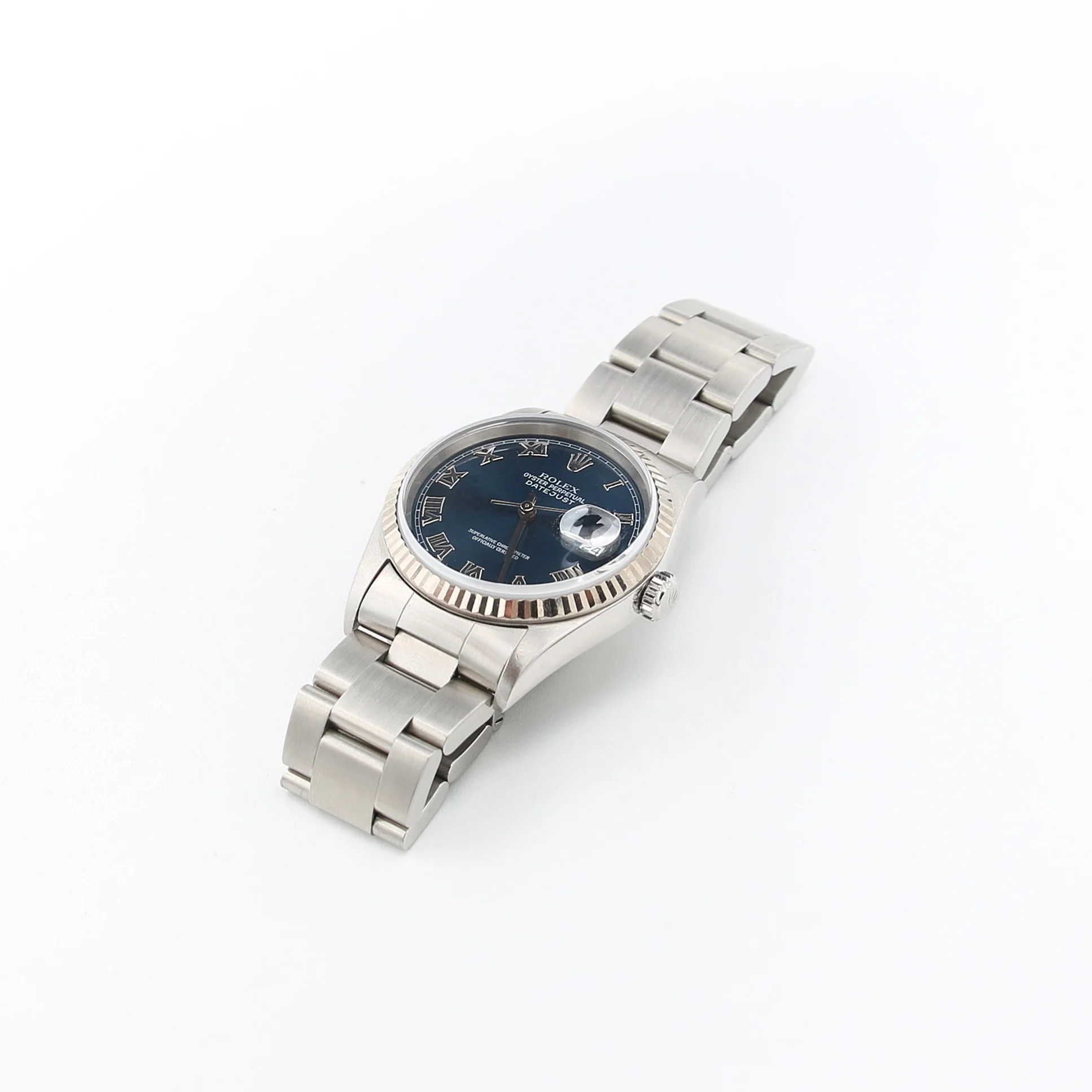 Rolex Datejust 36 ref. 16234 Blue Roman Dial - Oyster Bracelet - Image 4