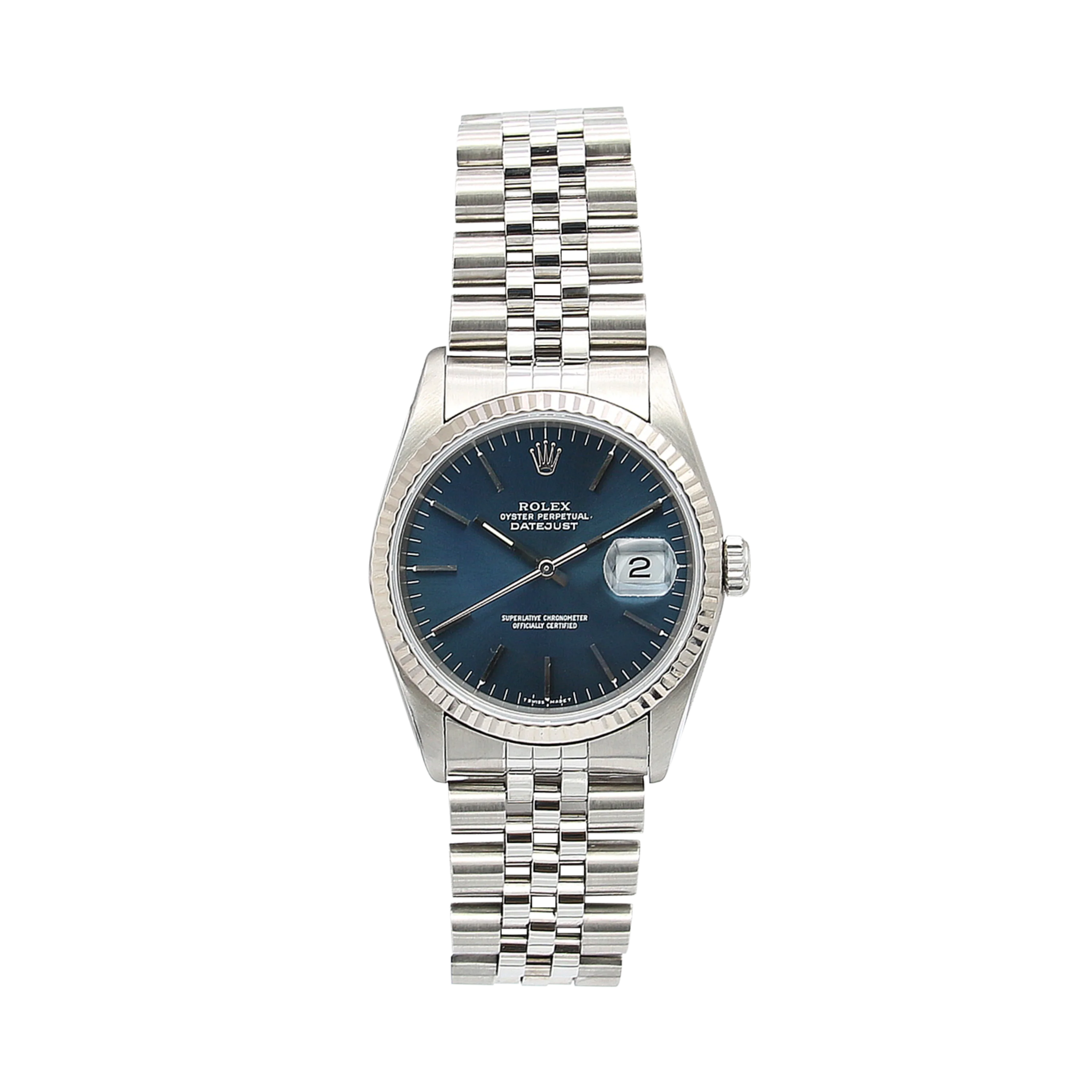 Rolex Datejust 36 ref. 16234 Blue Soleil Dial