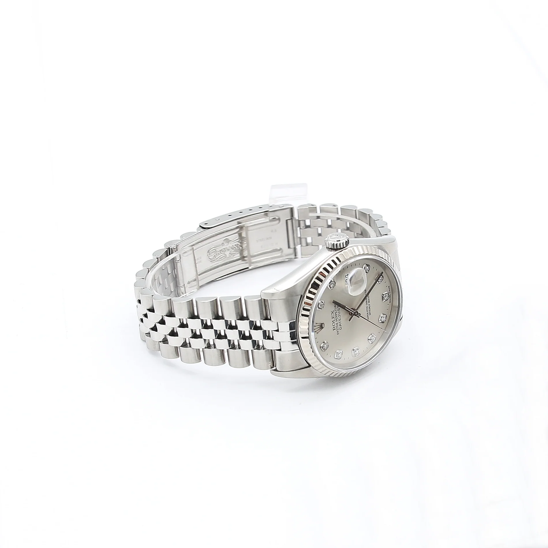 Rolex Datejust 36 ref. 16234 Silver Diamonds dial - Full Set - Image 5