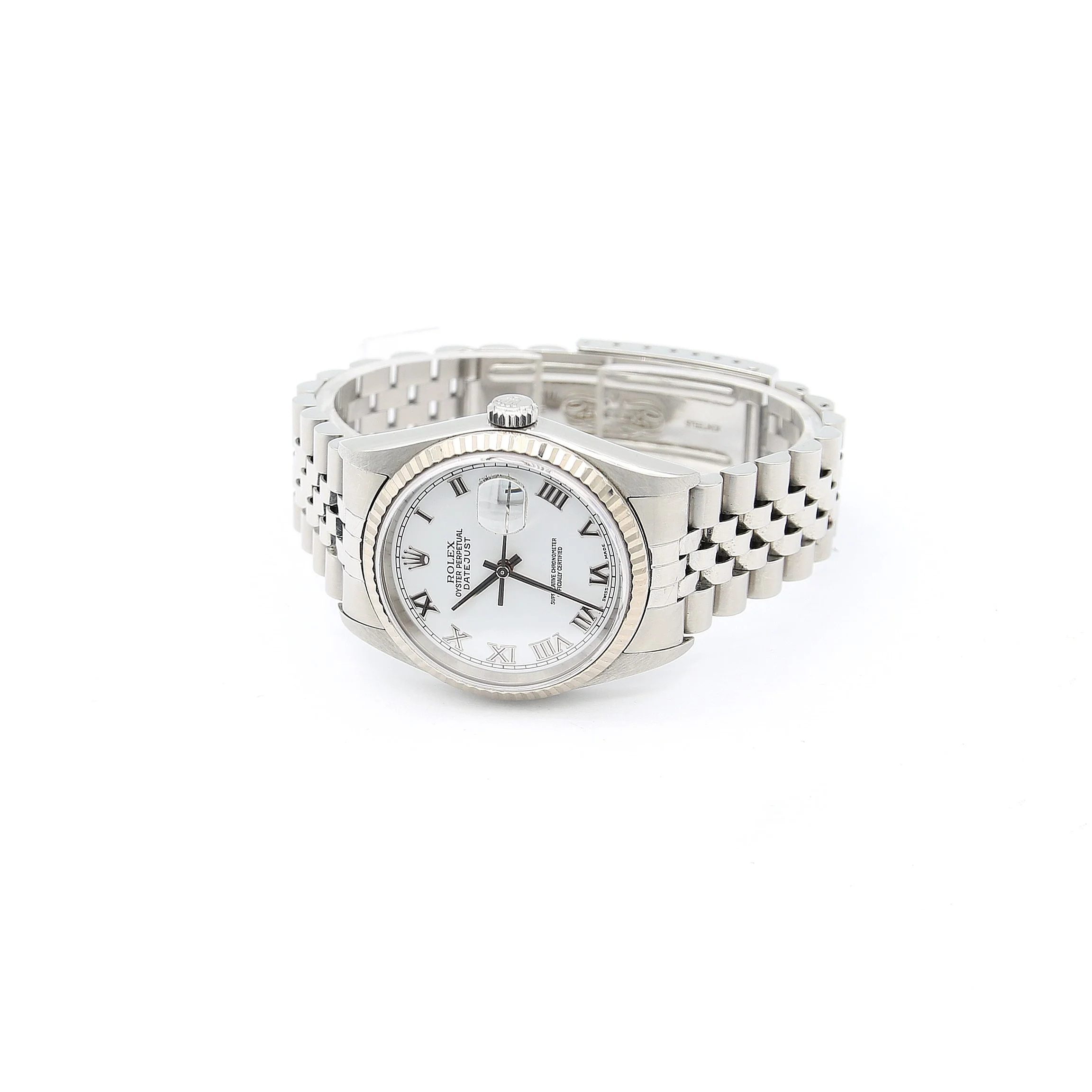 Rolex Datejust 36 ref. 16234 White Roman (Big) Dial - Full Set - Image 4