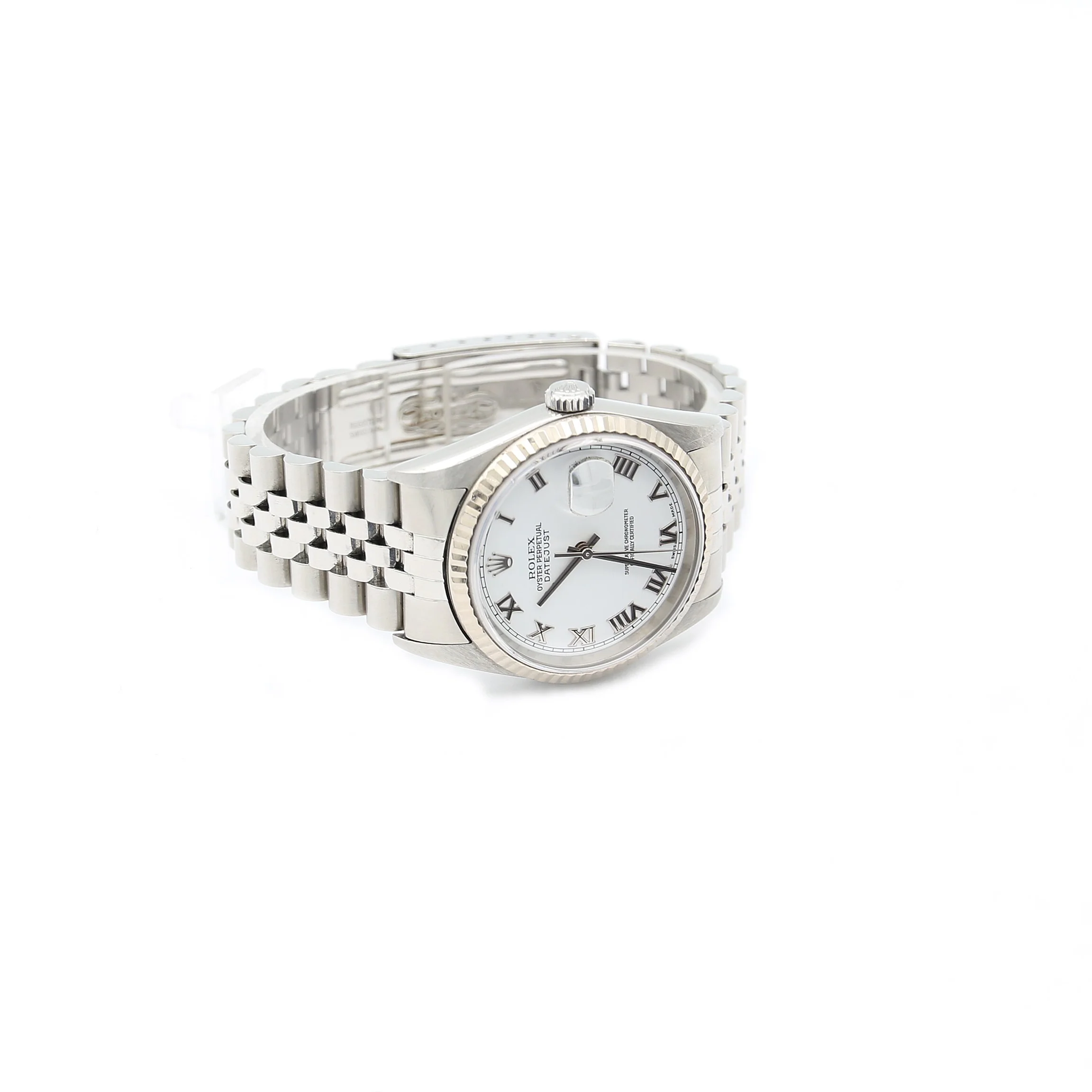 Rolex Datejust 36 ref. 16234 White Roman (Big) Dial - Full Set - Image 5
