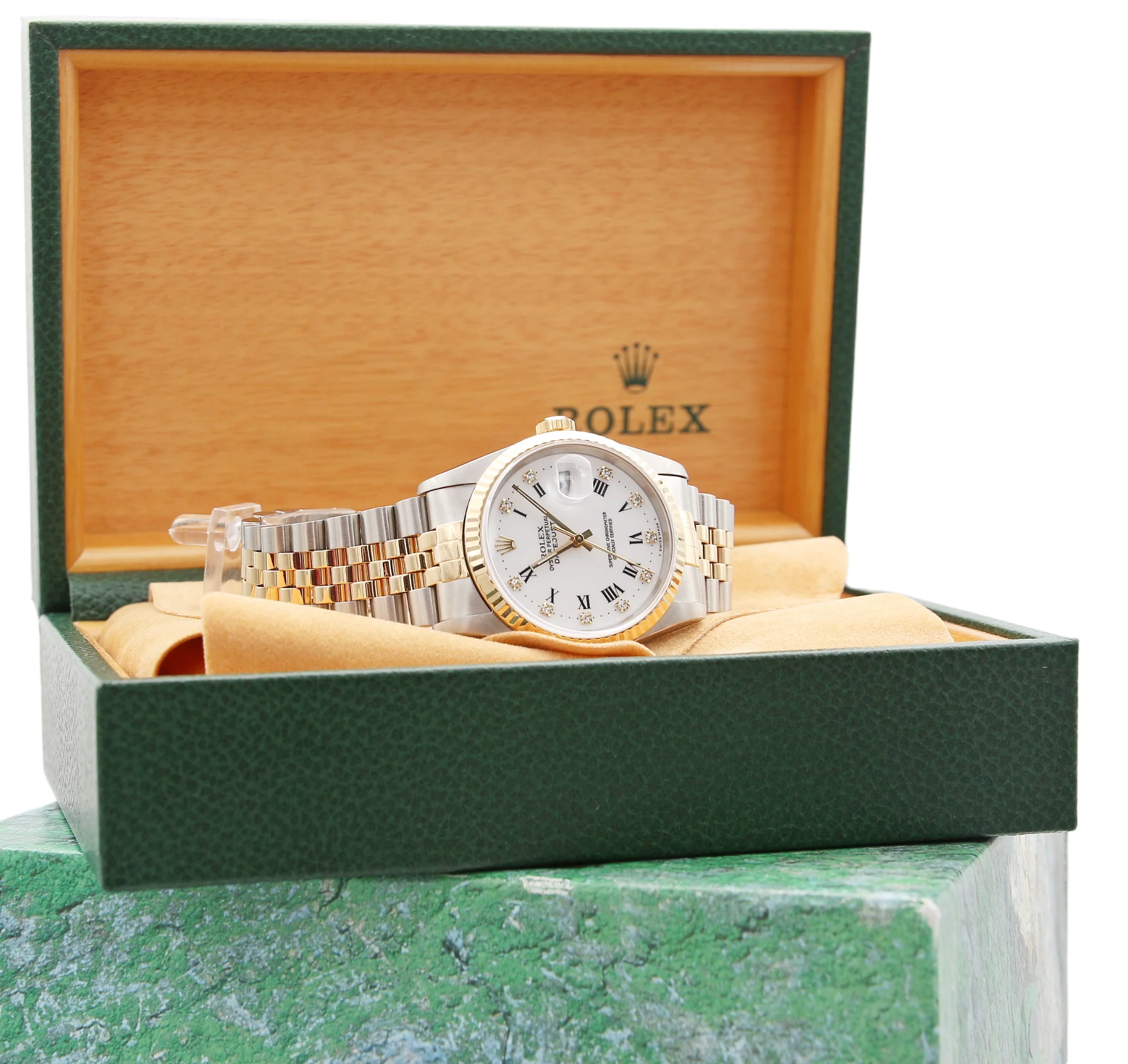 Rolex Datejust 36 ref. ref. 16233 White Diamonds dial - Full set - Image 3