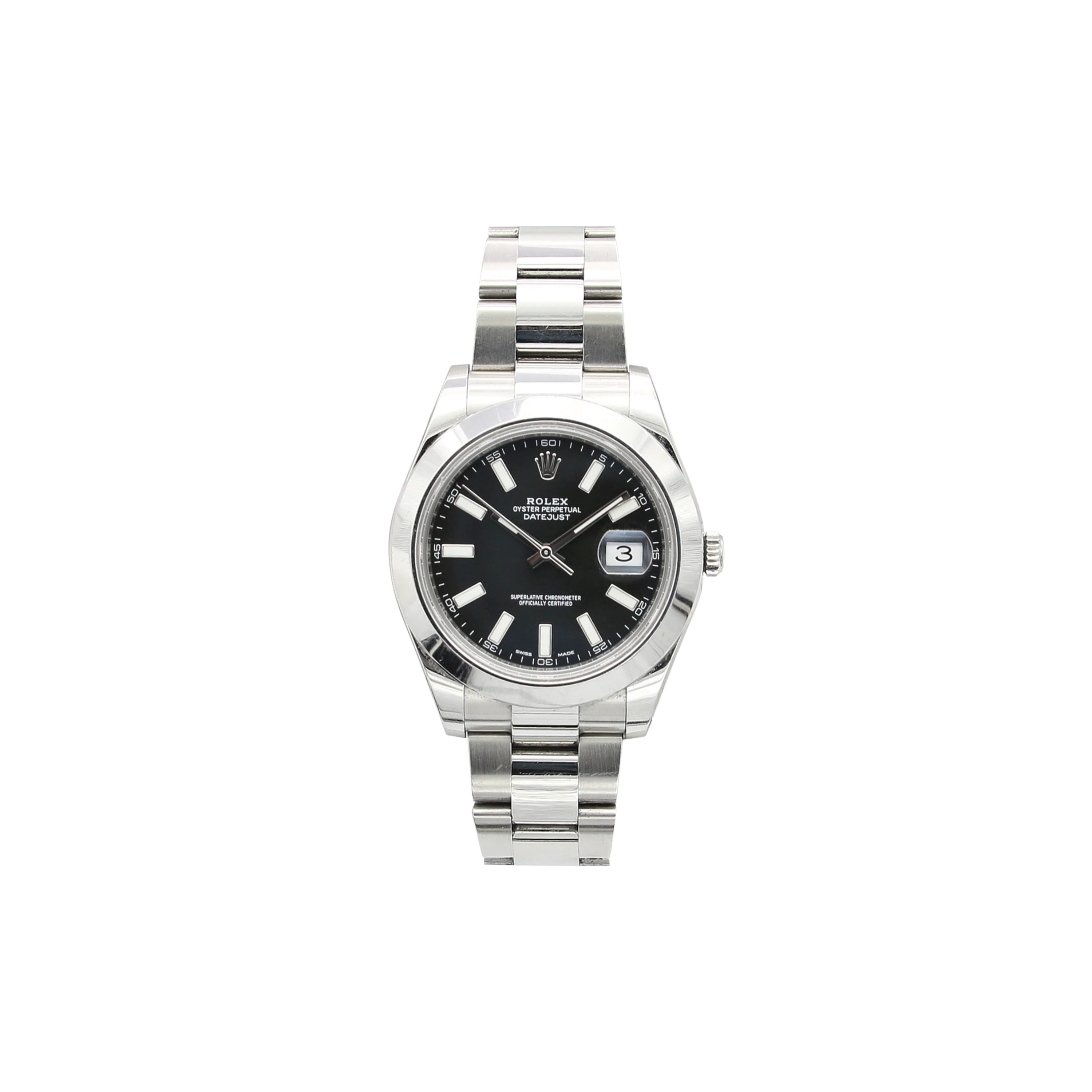 Rolex Datejust 41 ref. 116300 Black Dial - Oyster Bracelet - Full Set