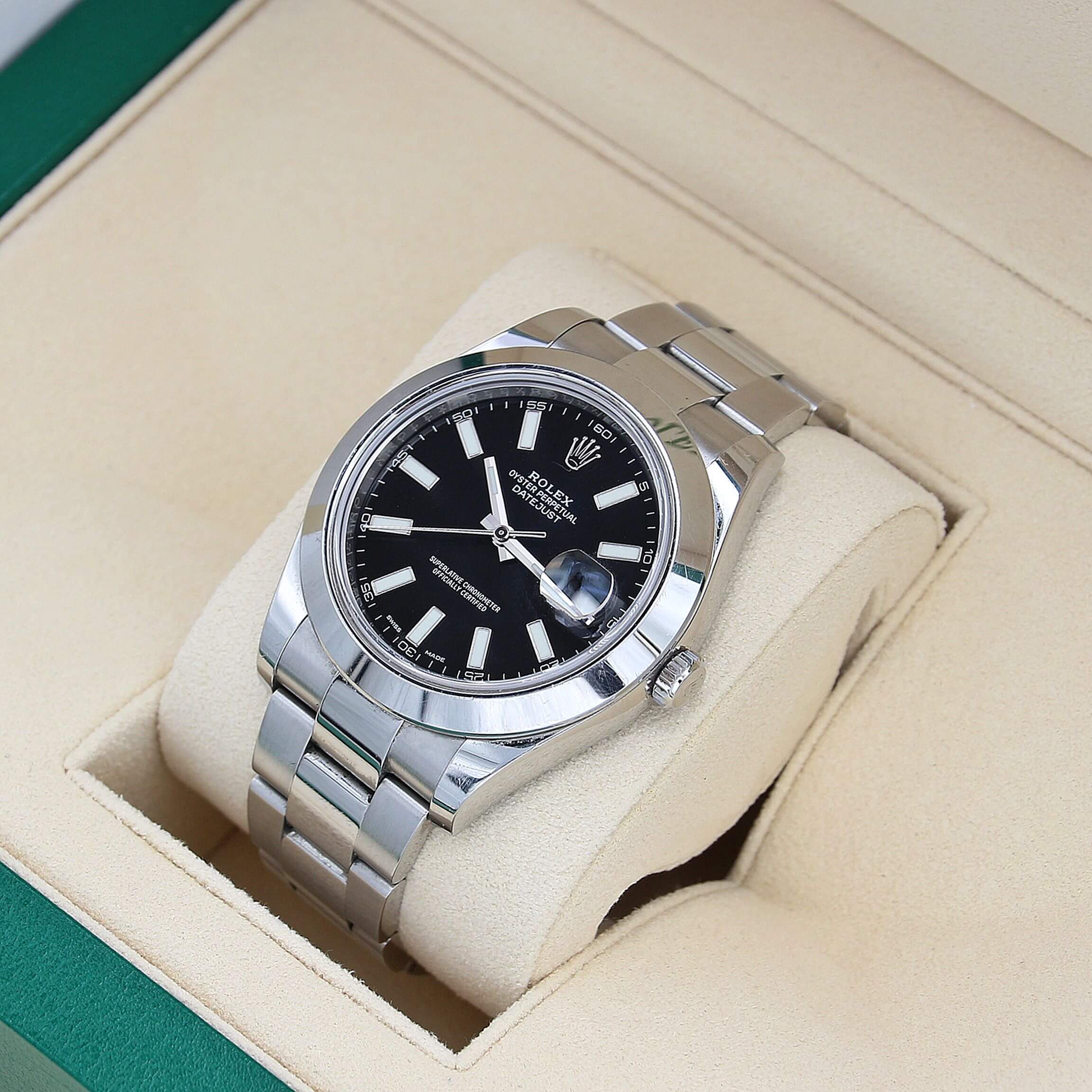 Rolex Datejust 41 ref. 116300 Black Dial - Oyster Bracelet - Full Set - Image 2