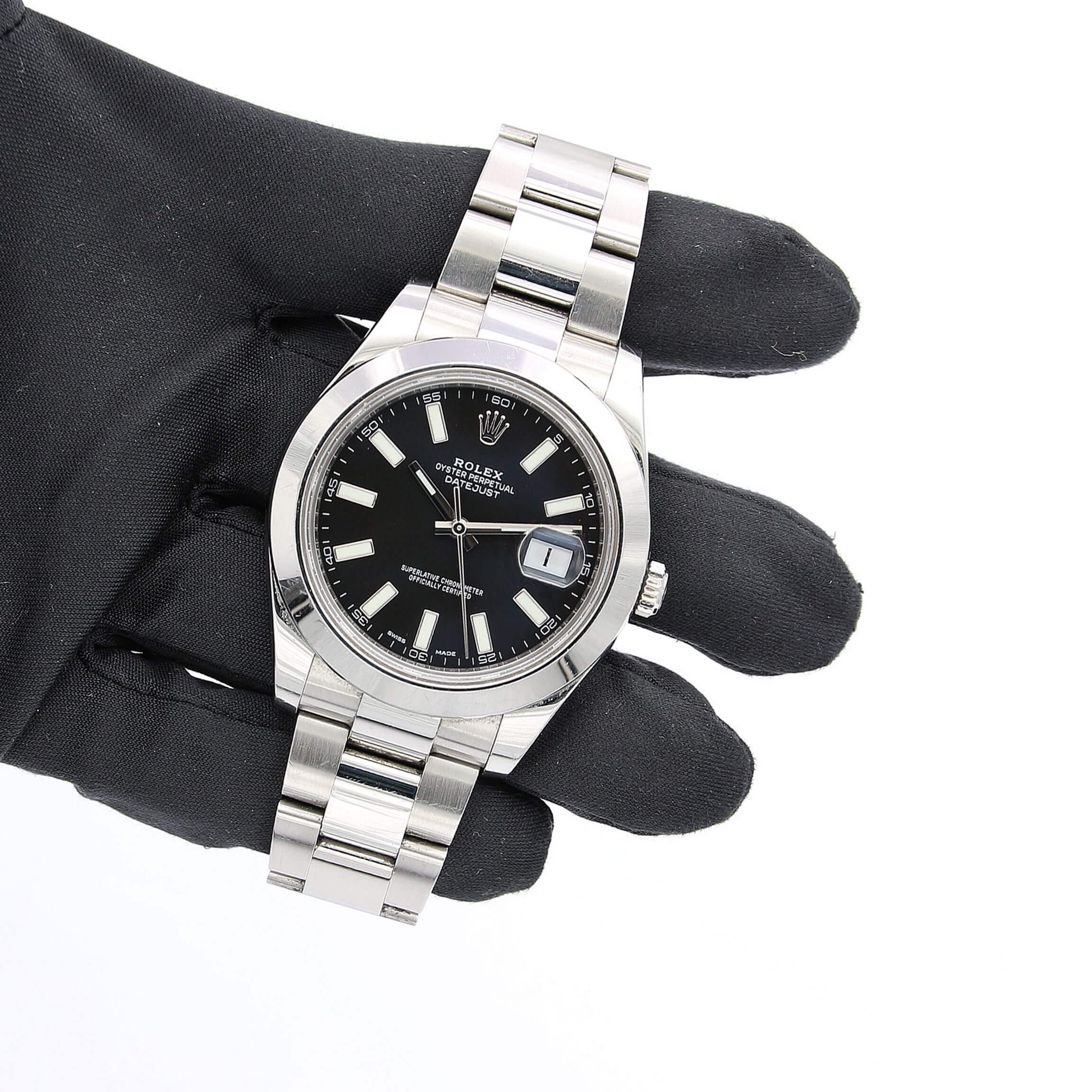 Rolex Datejust 41 ref. 116300 Black Dial - Oyster Bracelet - Full Set - Image 4