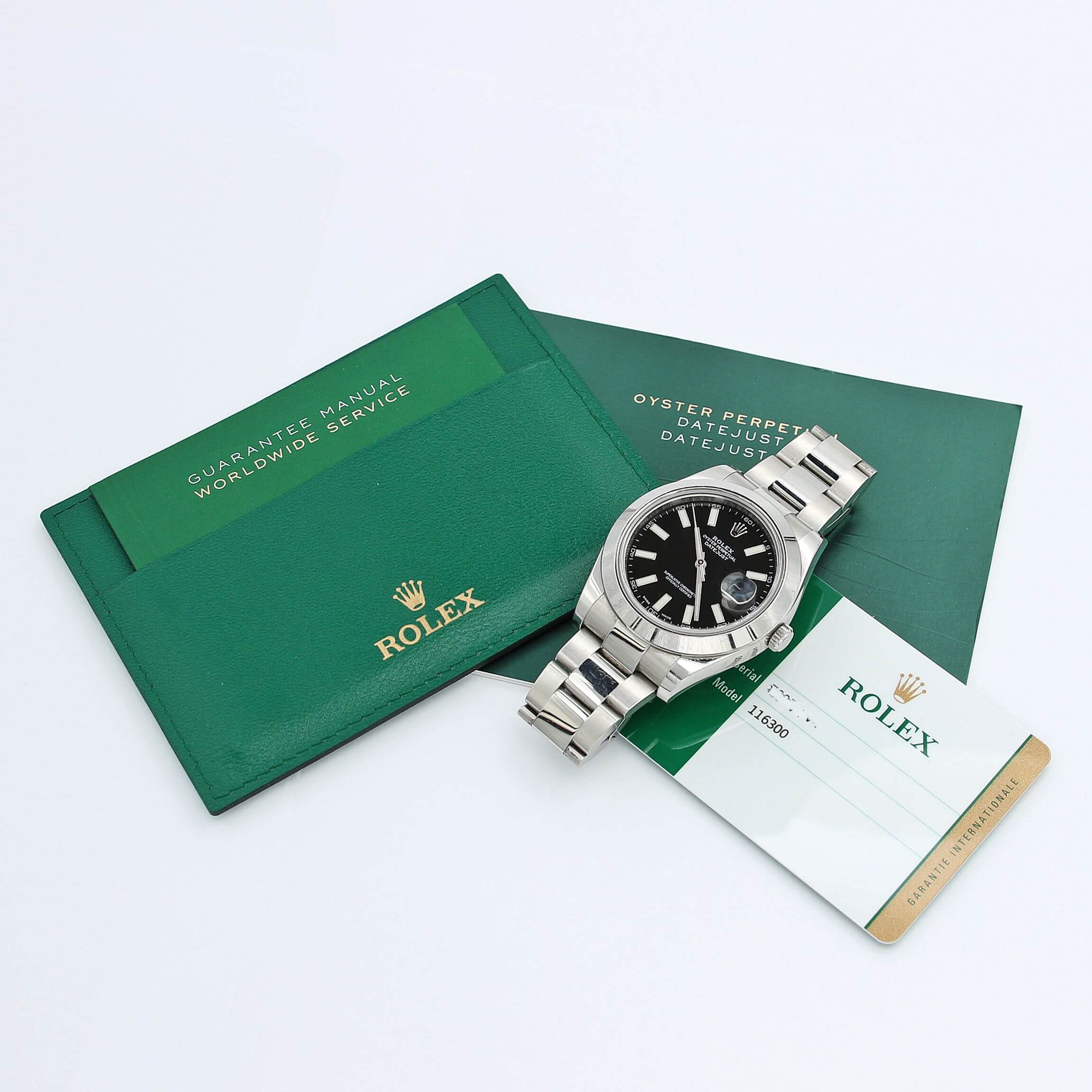 Rolex Datejust 41 ref. 116300 Black Dial - Oyster Bracelet - Full Set - Image 5