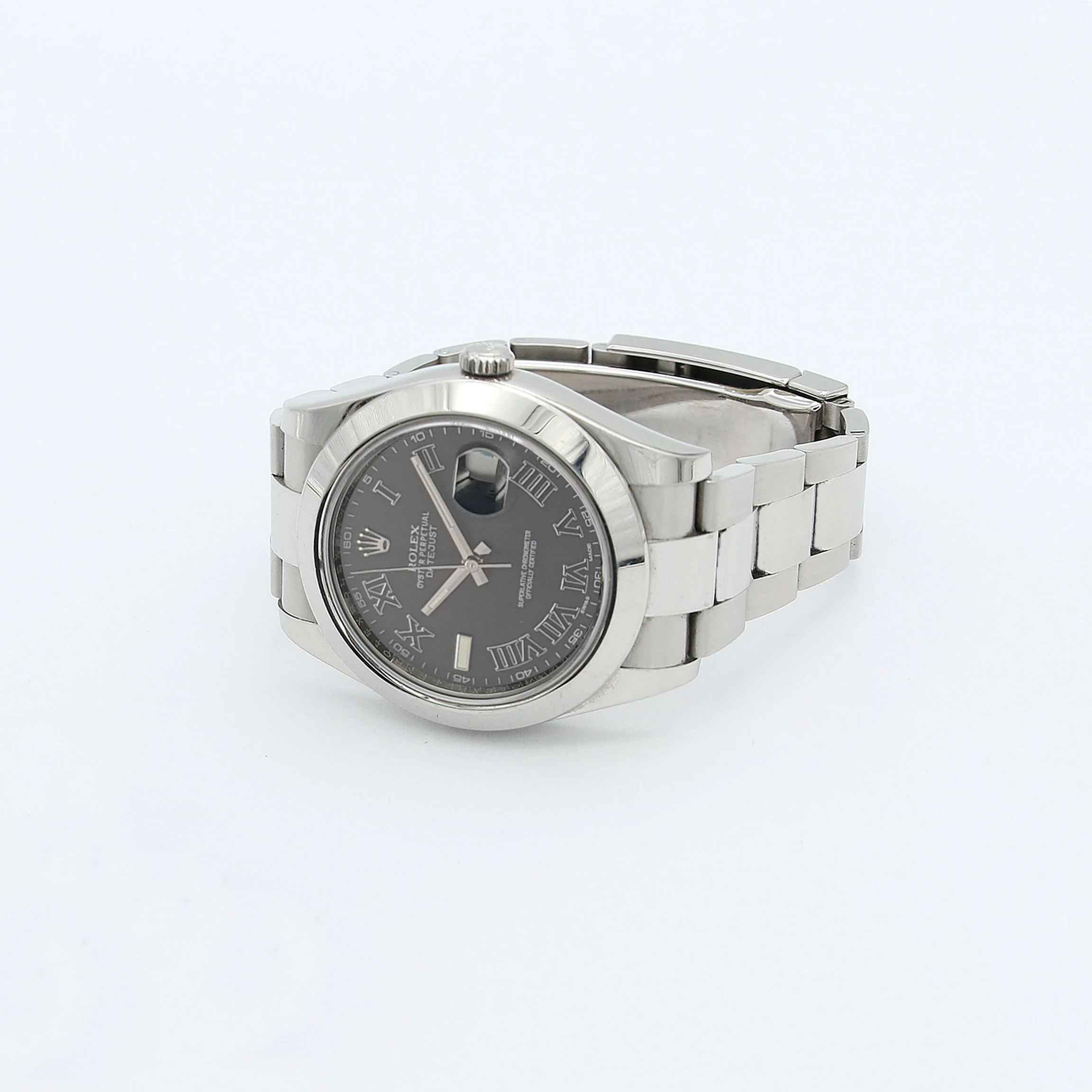 Rolex Datejust 41 ref. 116300 Black Roman Dial - Oyster Bracelet - Full Set - Image 5