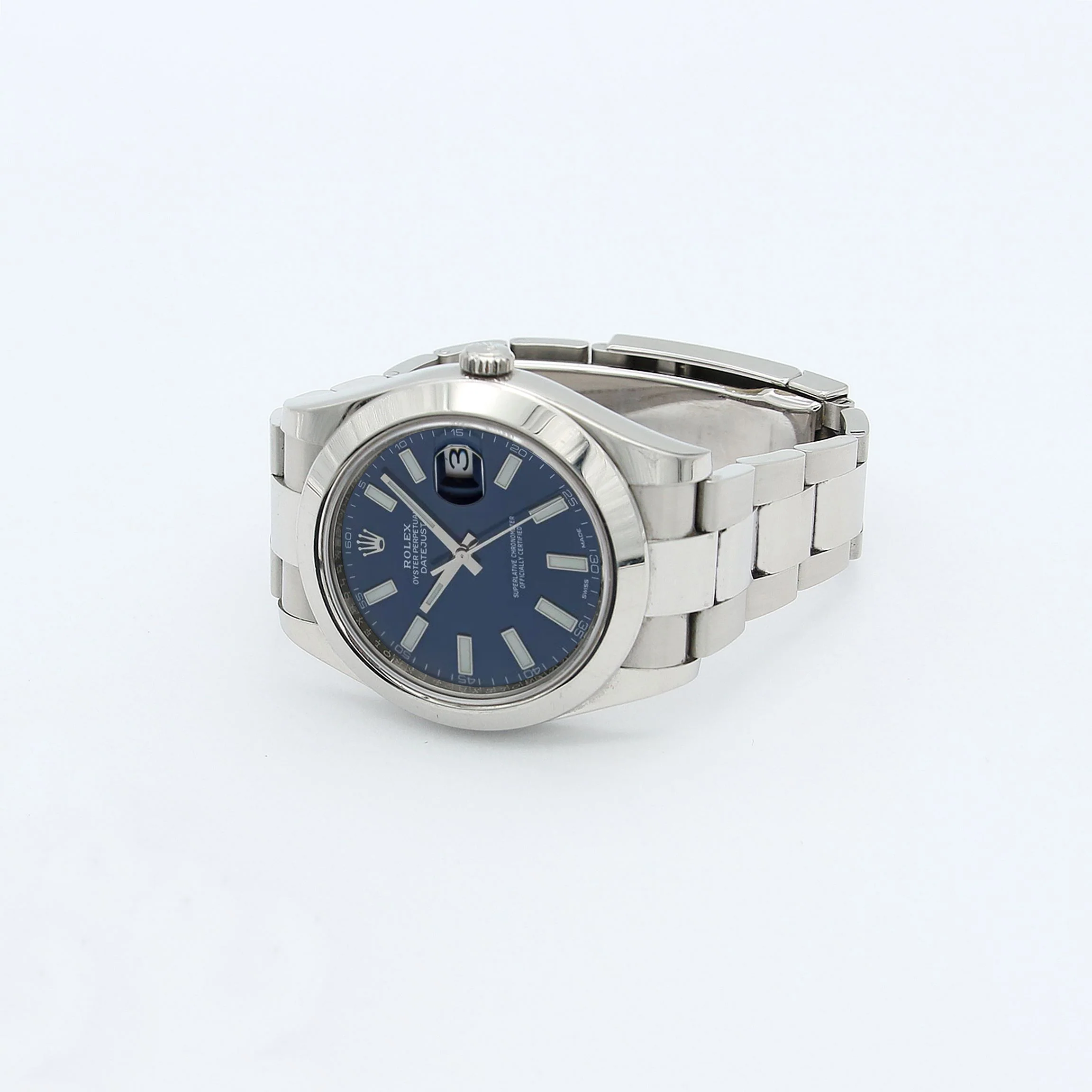 Rolex Datejust 41 ref. 116300 Blue Dial - Oyster Bracelet - Full Set - Image 4