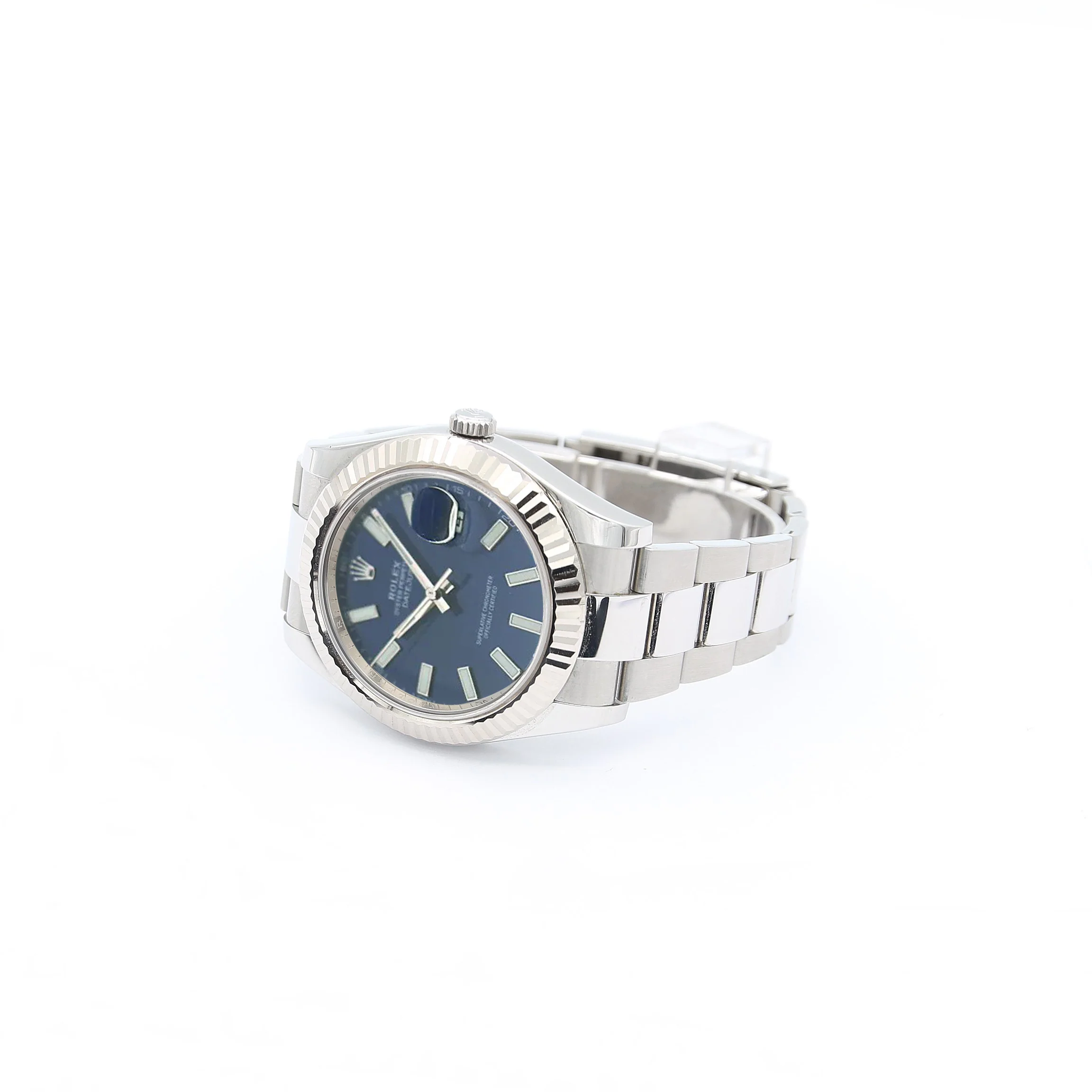 Rolex Datejust II ref. 116334 Blue Dial Oyster Bracelet - Full Set - Image 4