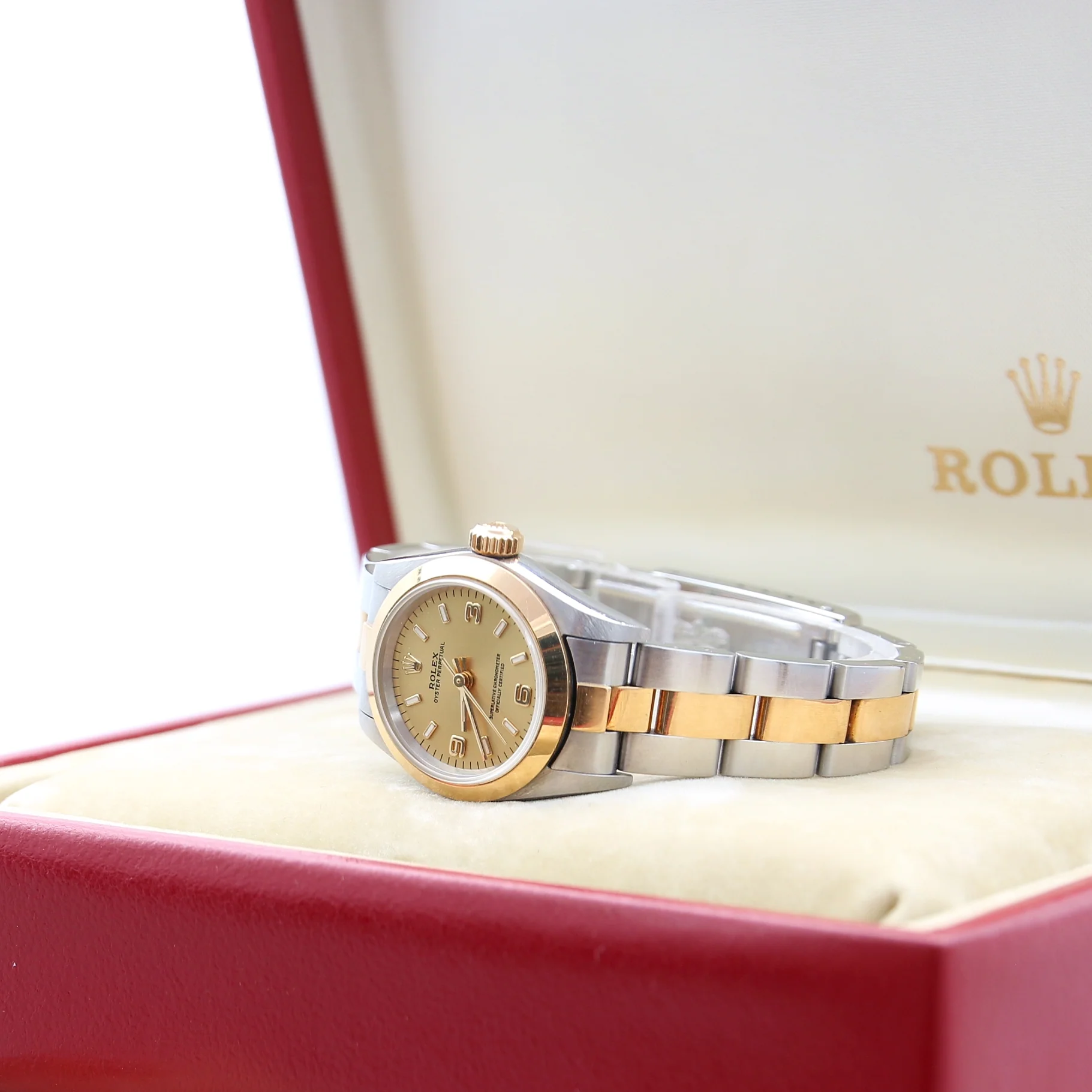 Rolex Datejust Lady ref. 67183 Champagne 3-6-9 dial - Full Set - Image 5
