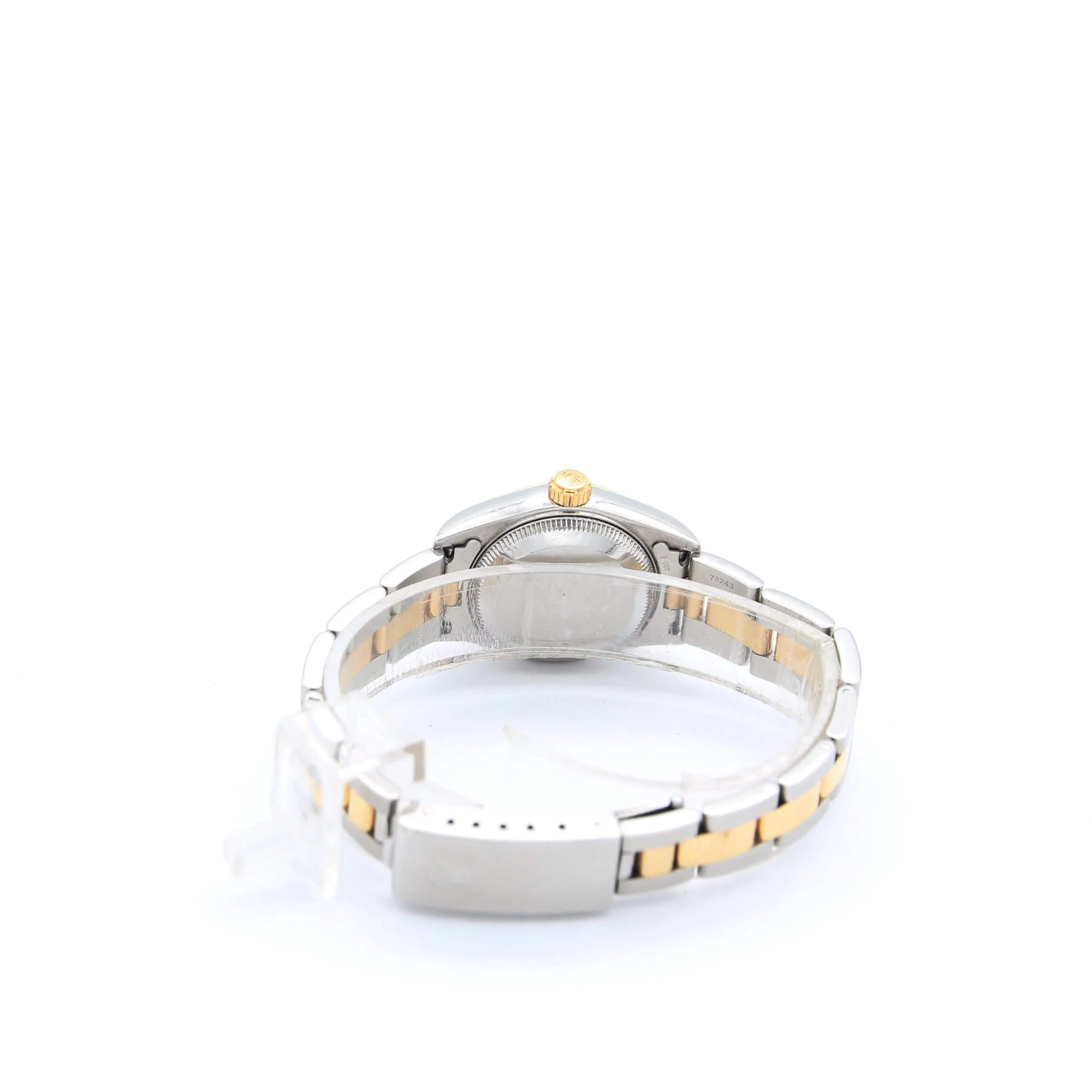Rolex Datejust Lady ref. 69163 Steel/Gold - Oyster Bracelet - Black Dial - Image 4