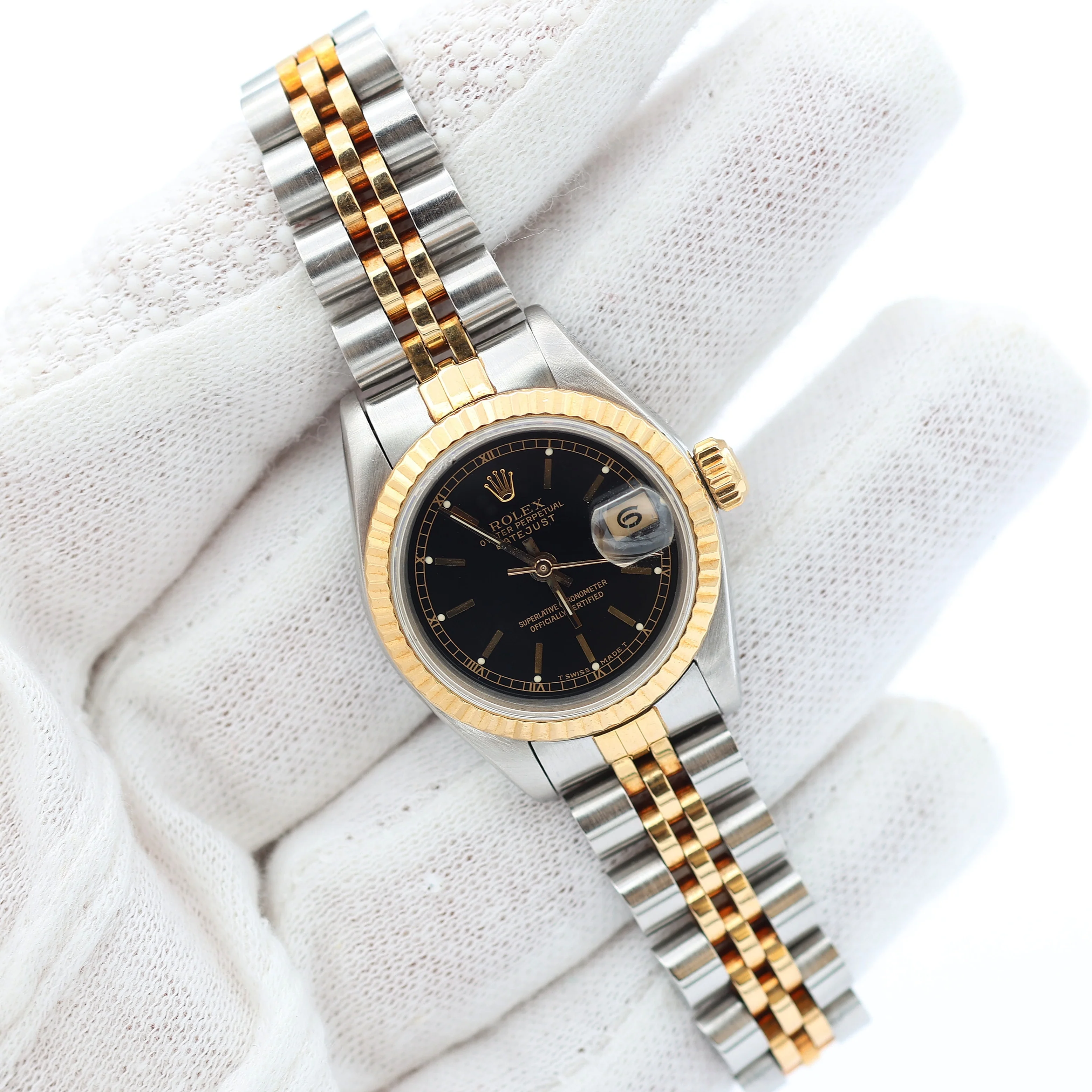 Rolex Datejust Lady ref. 69173 - Black Circle Dial - Jubilee Bracelet - Image 2