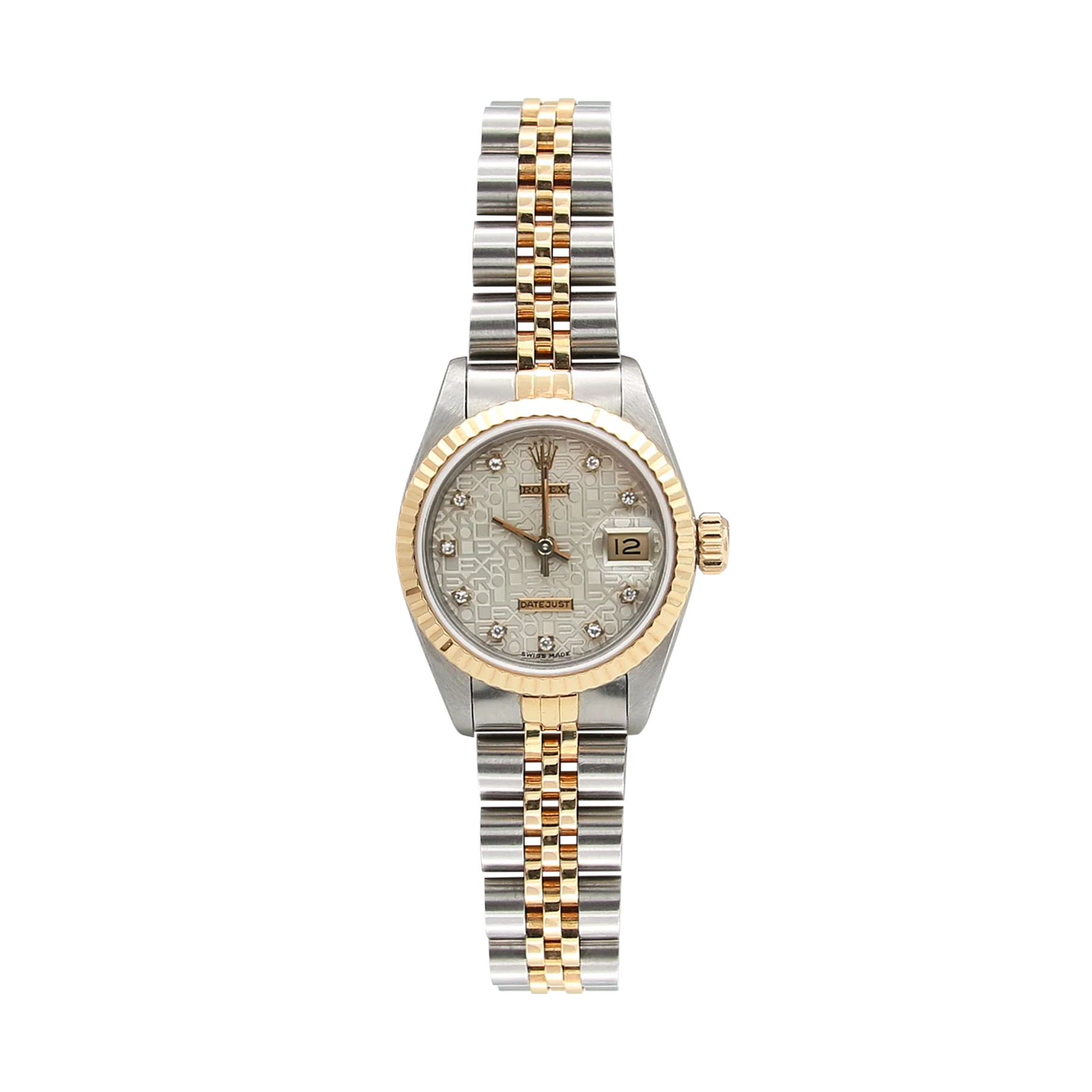 Rolex Datejust Lady ref. 69173 - Jubilee Bracelet - Silver Millennary Diamonds - Image 4