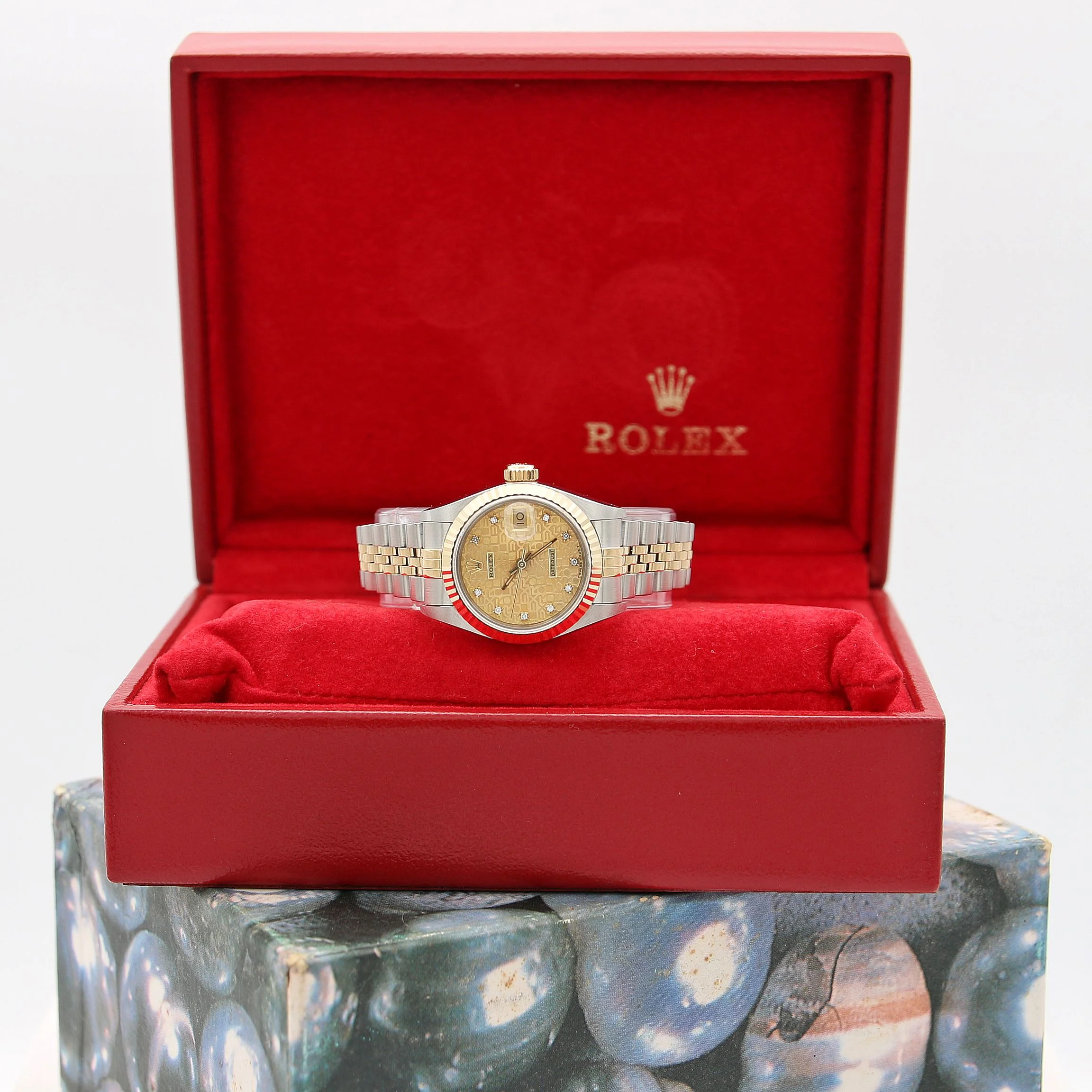 Rolex Datejust Lady ref. 69173 Steel/Gold - Jubilee Bracelet - Champagne Millennary Diamonds - Image 4