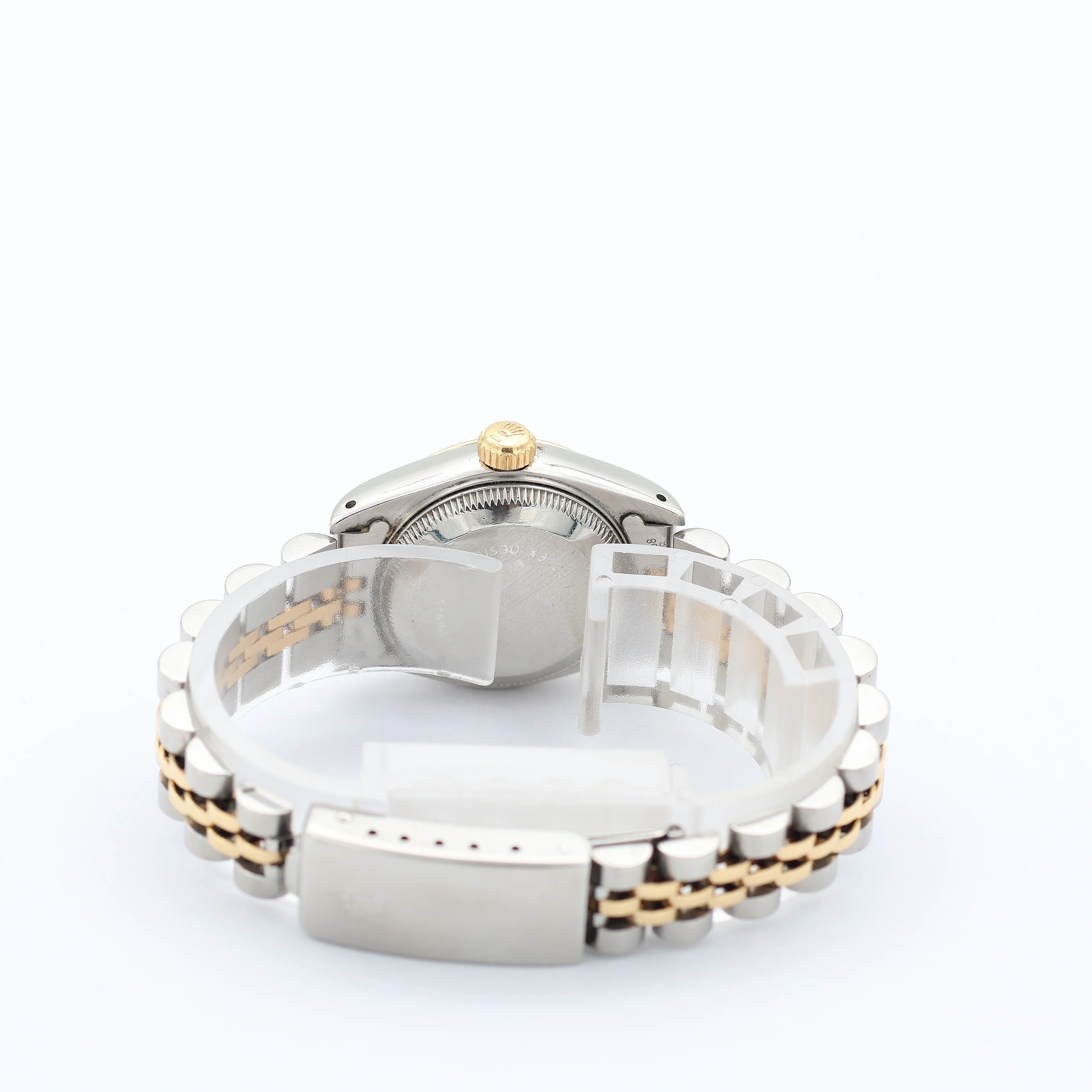 Rolex Datejust Lady ref. 69173 Steel/Gold- Jubilee Bracelet - Champagne Roman Dial - Image 8