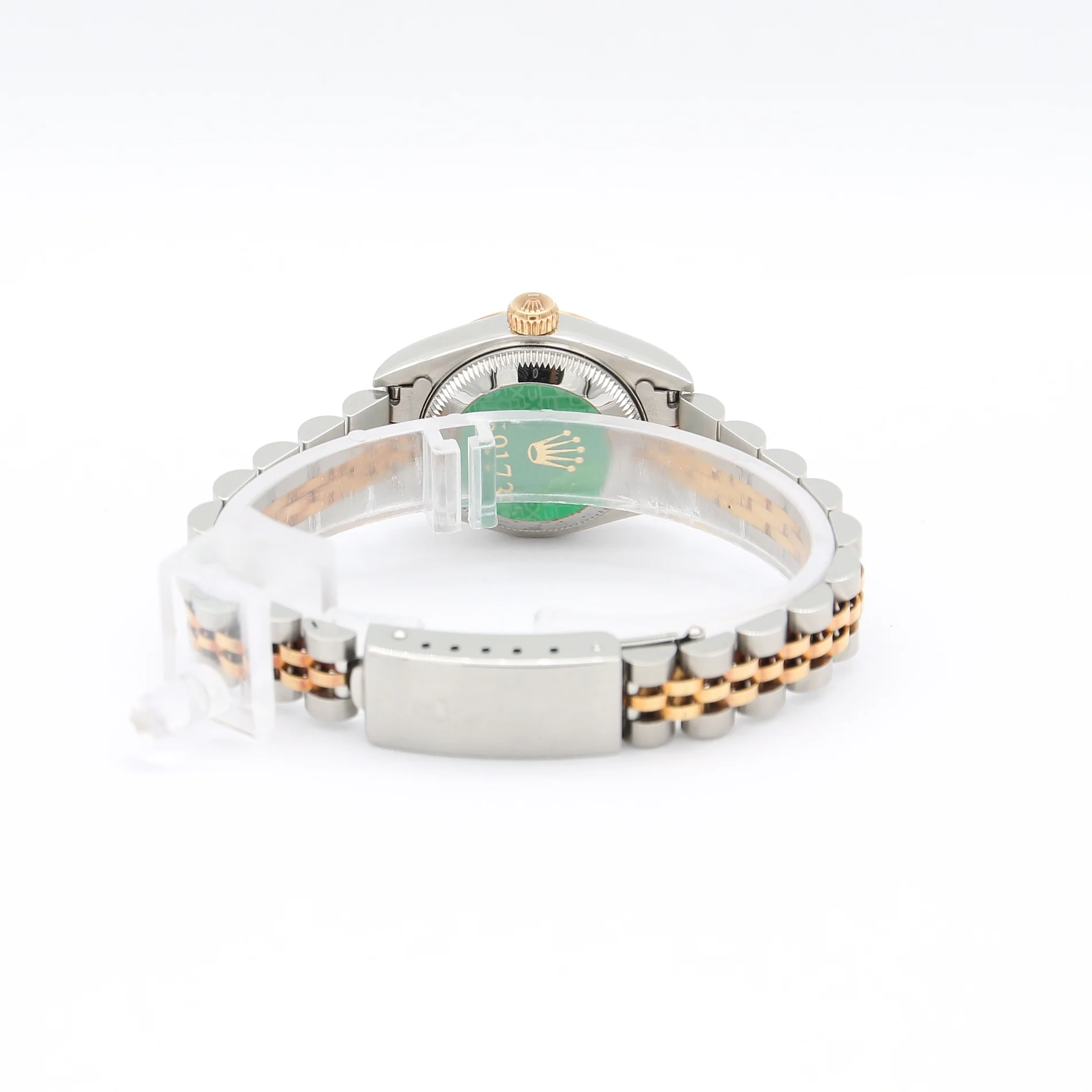 Rolex Datejust Lady ref. 69173 Steel/Gold- Jubilee Bracelet - Champagne Roman Diamonds Dial - Warranty papers - Image 10