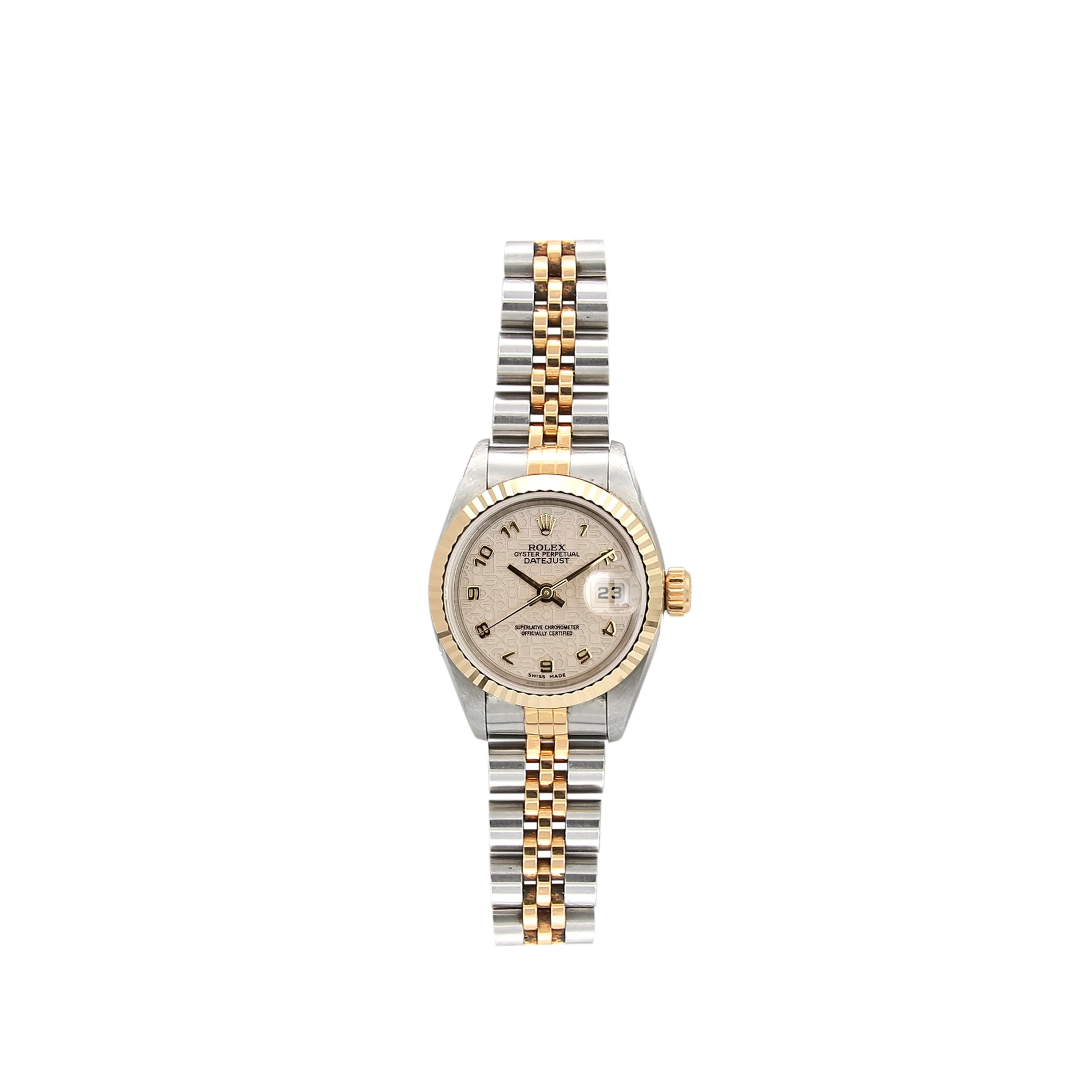 Rolex Datejust Lady ref. 69173 Steel/Gold - Millennnary Cream Dial - Jubilee Bracelet - Full Set