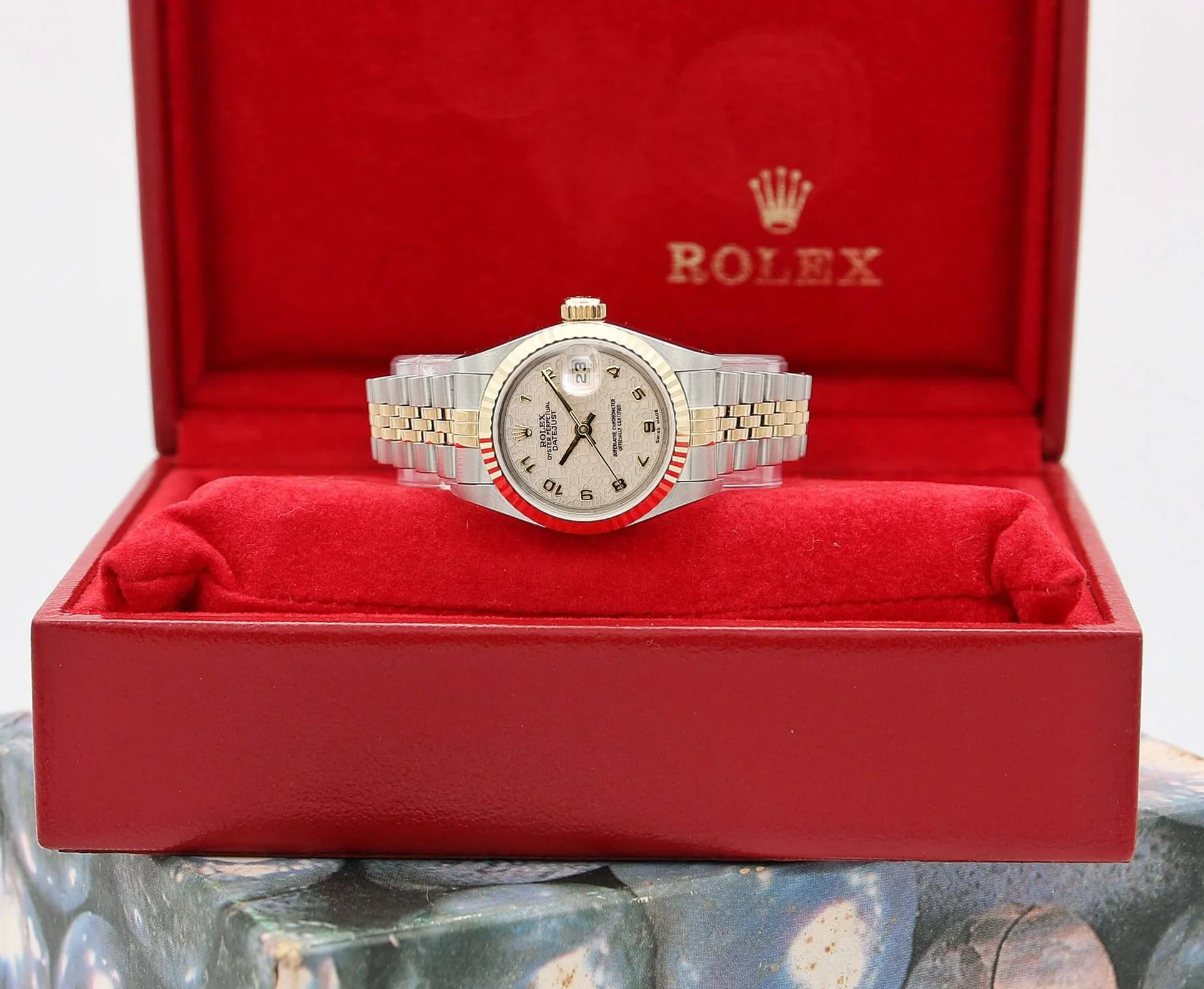 Rolex Datejust Lady ref. 69173 Steel/Gold - Millennnary Cream Dial - Jubilee Bracelet - Full Set - Image 2