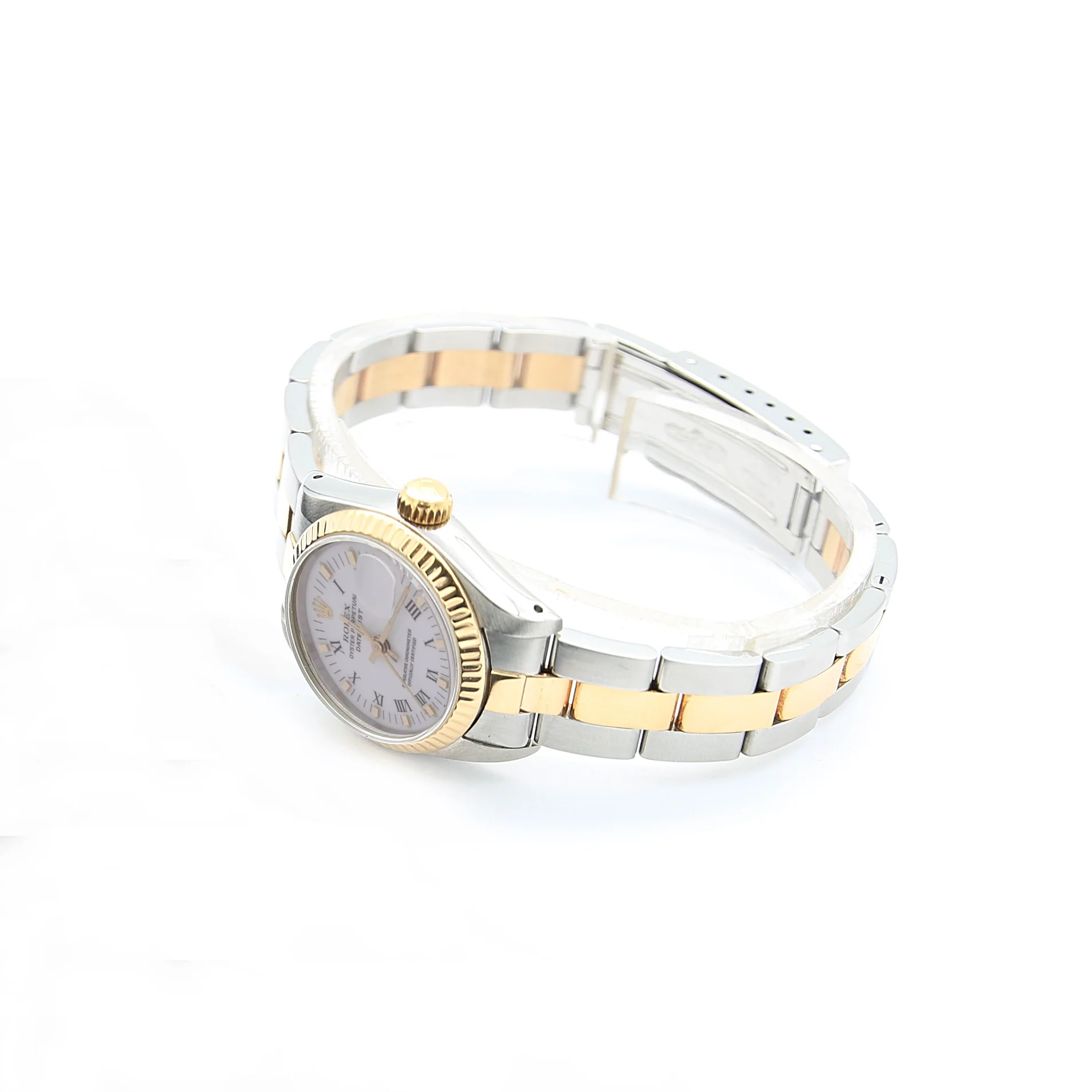Rolex Datejust Lady ref. 69173 Steel/Gold - White Small Roman Indexes Dial - Oyster Bracelet - Image 3
