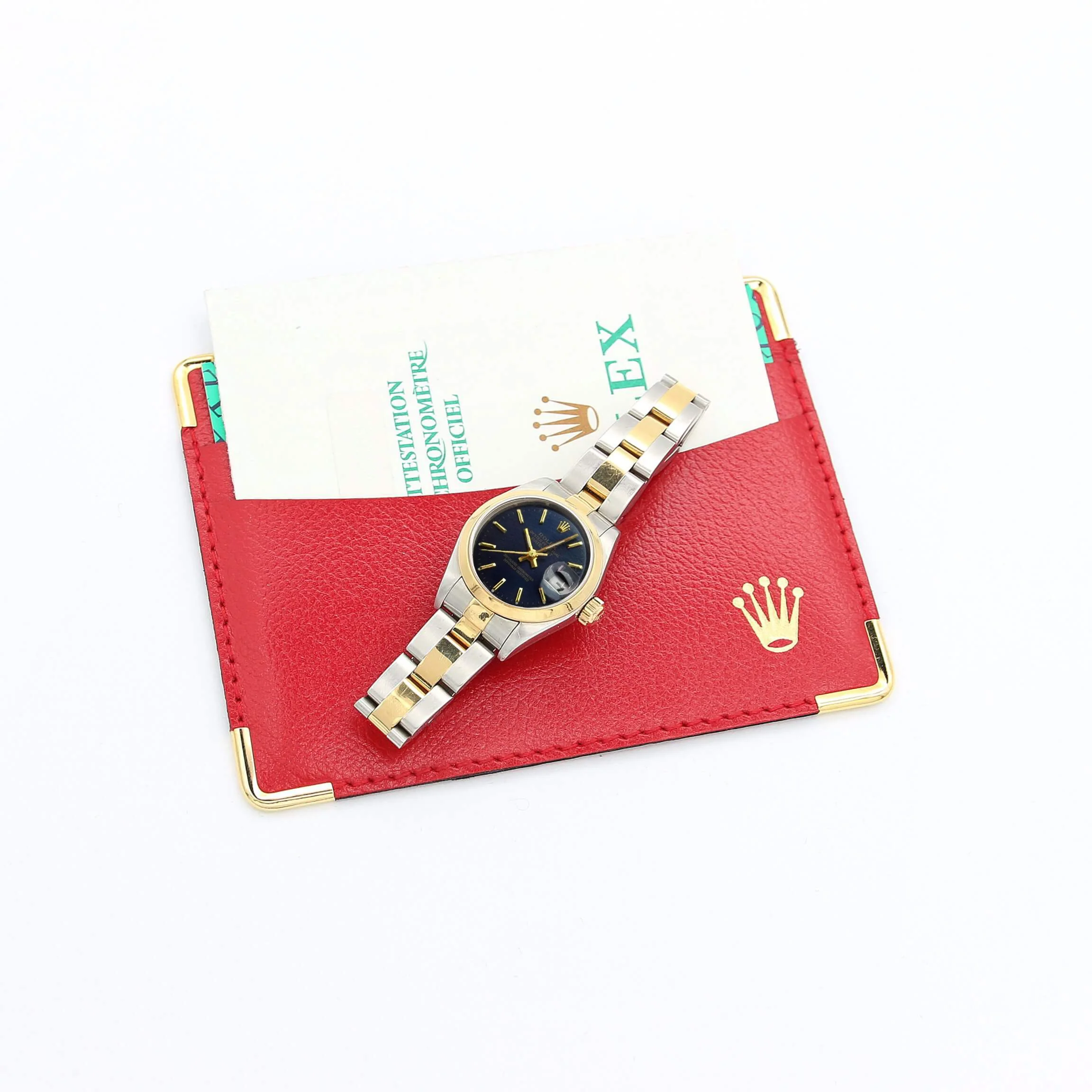 Rolex Datejust Lady ref. 79163 Steel/Gold - Oyster Bracelet - Blue Soleil Dial - Full Set - Image 3