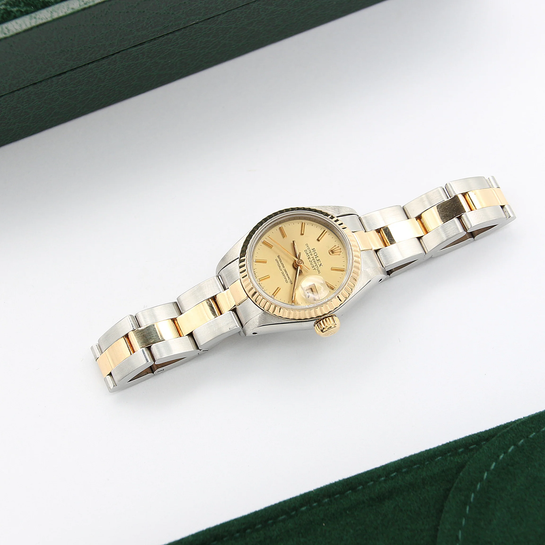Rolex Datejust Lady ref. 79173 Steel/Gold - Oyster Bracelet - Champagne Dial - Full Set - Image 2