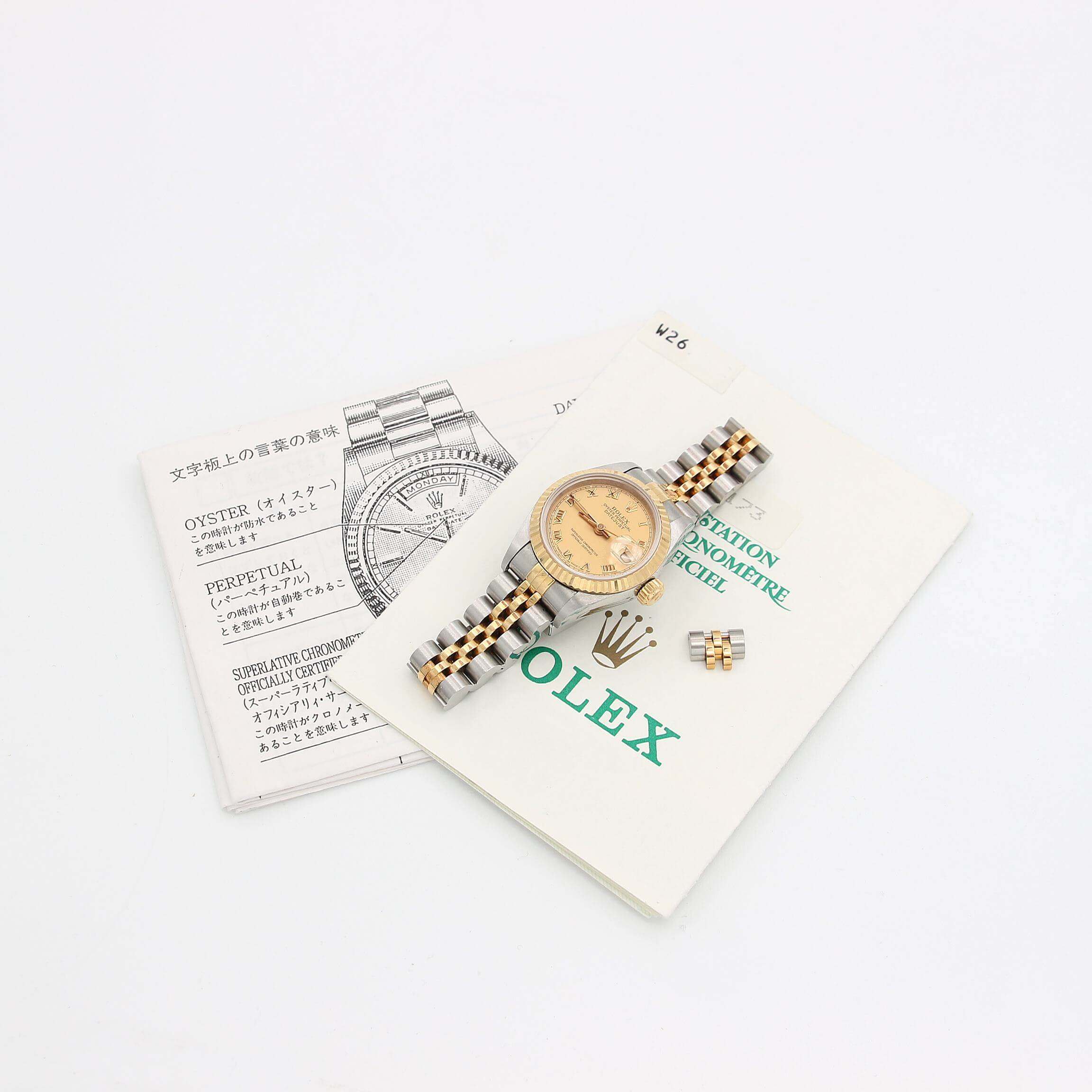 Rolex Datejust Lady Steel/Gold ref. 69173 - Image 3