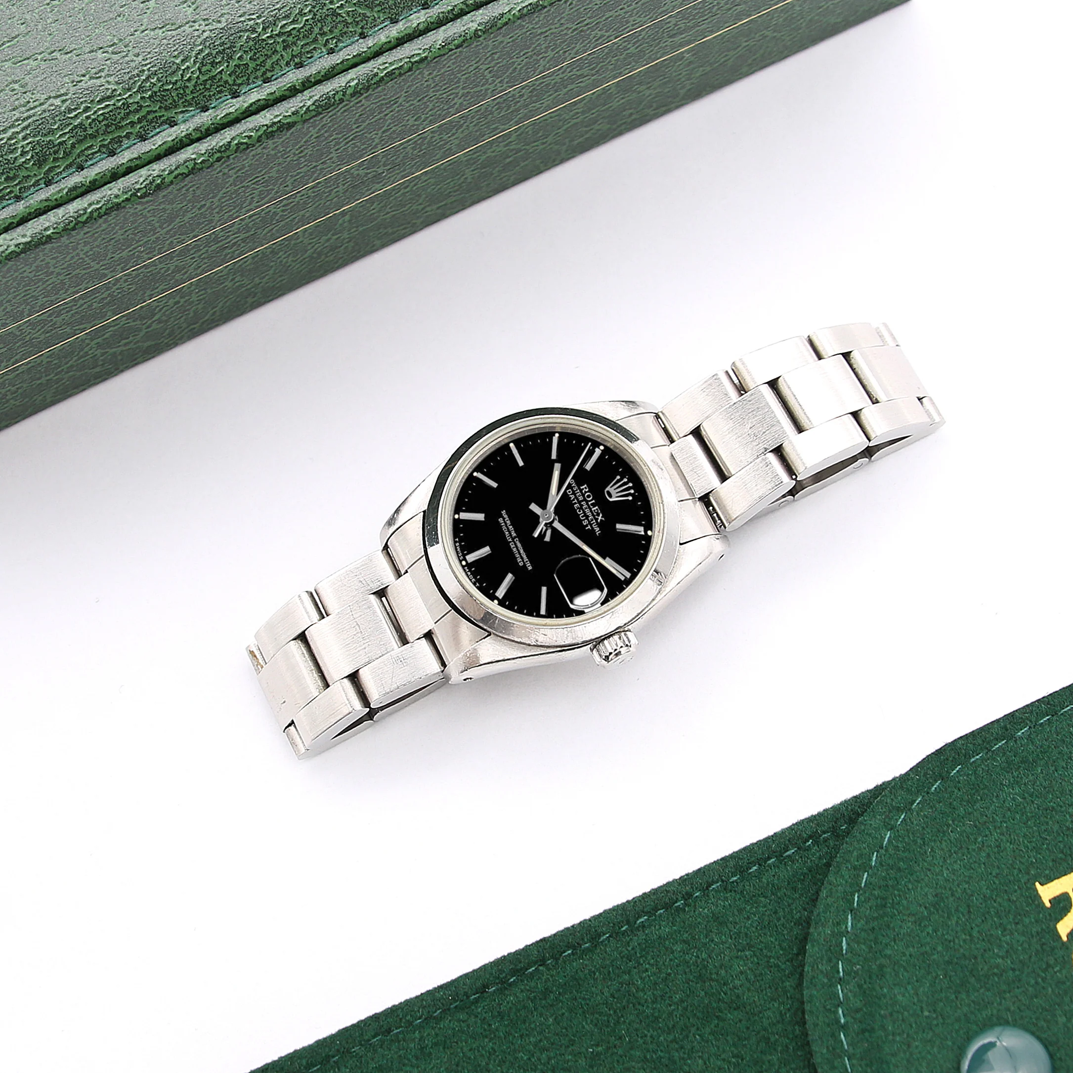 Rolex Datejust Midsize ref. 68240 Black Plain dial - Full Set - Image 2