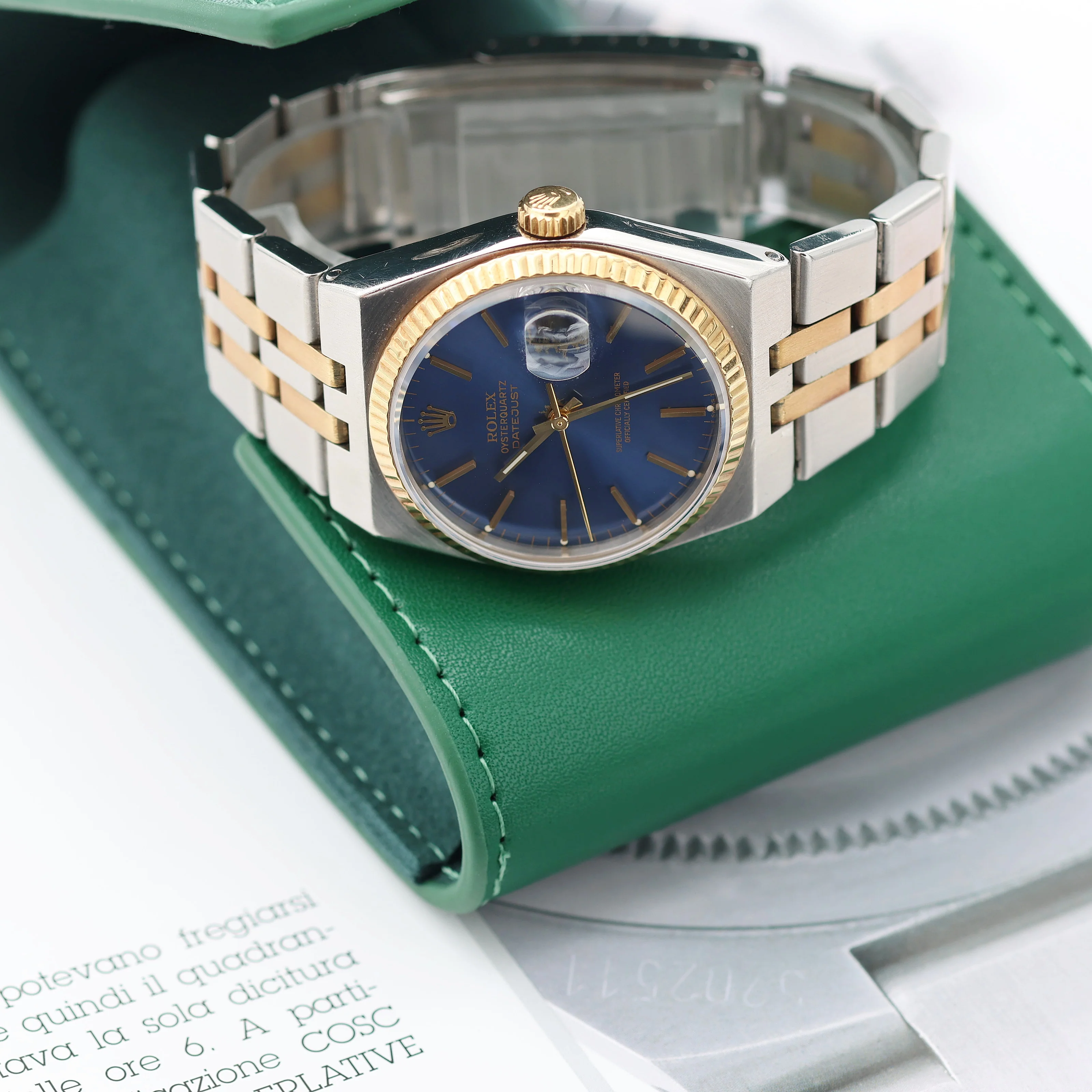 Rolex Datejust Oyster-Quartz ref. 17013 Blue Dial - Image 4