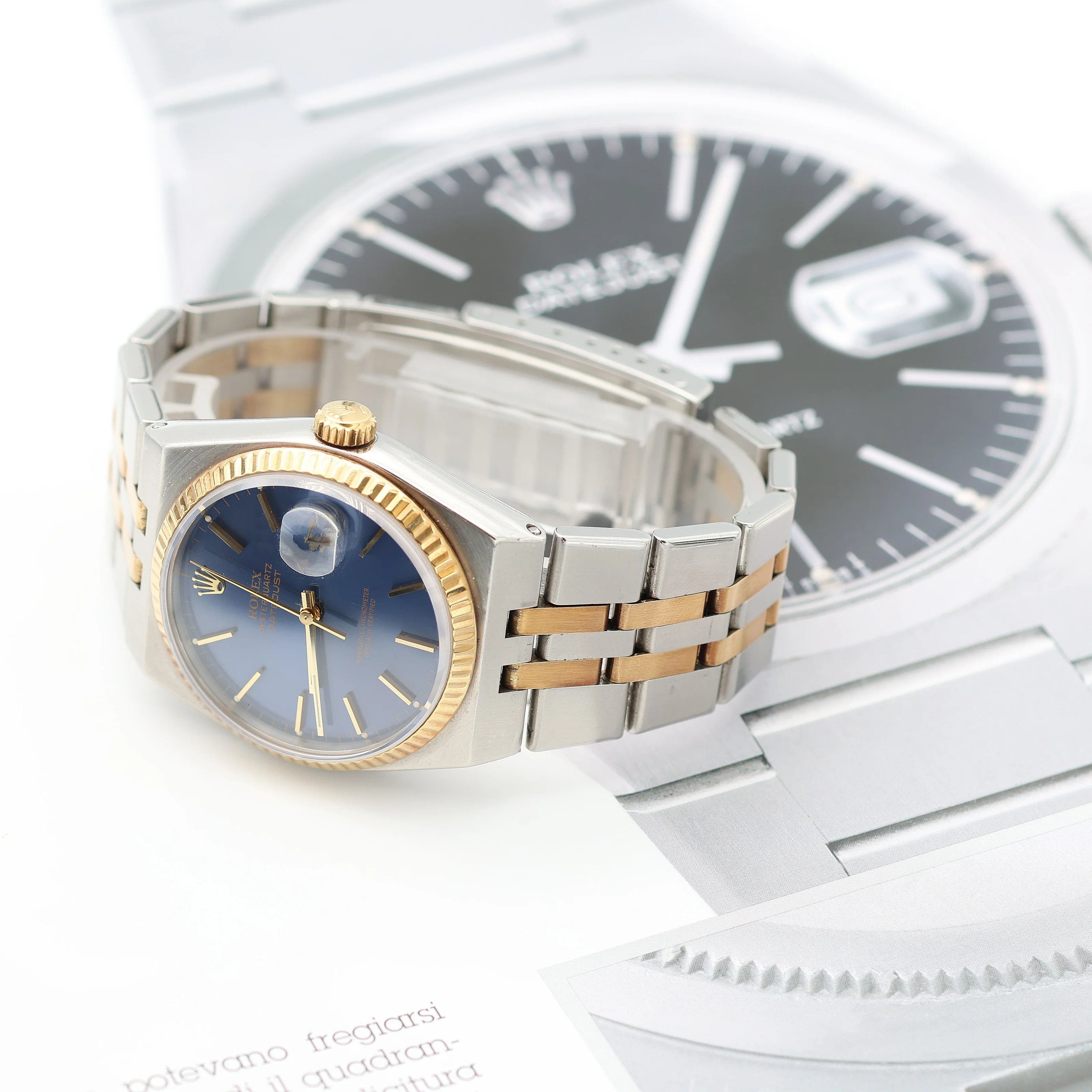 Rolex Datejust Oyster-Quartz ref. 17013 Blue Dial - Image 6