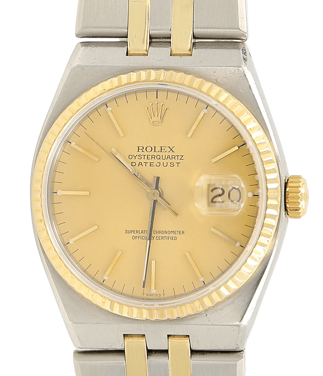 Rolex Datejust Oyster-Quartz ref.17013 Champagne Dial Oyster Bracelet