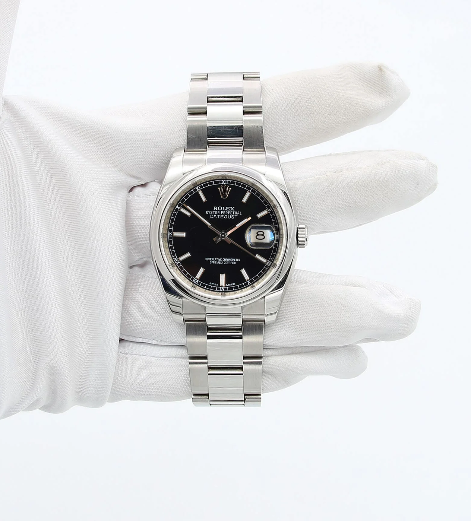 Rolex Datejust ref. 116200 Black Dial - Oyster Bracelet - Full Set - Image 2