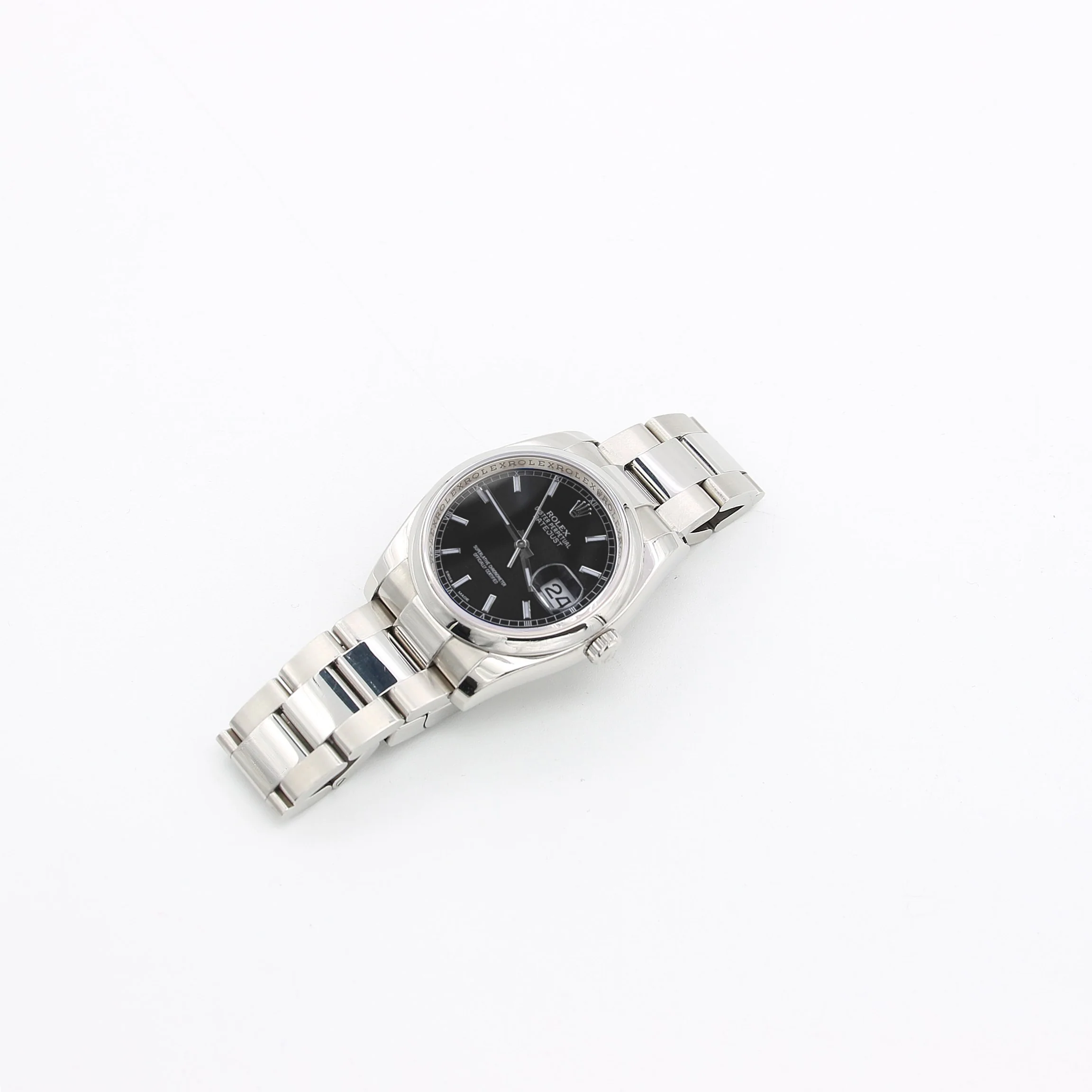Rolex Datejust ref. 116200 Black Dial - Oyster Bracelet - Full Set - Image 3